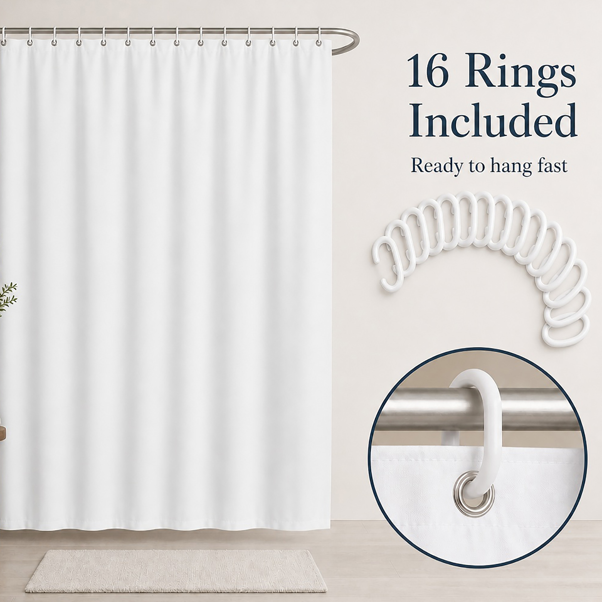 evideco-shower-accessories-rideau-douche-blanc-extra-large-240x200 image 4