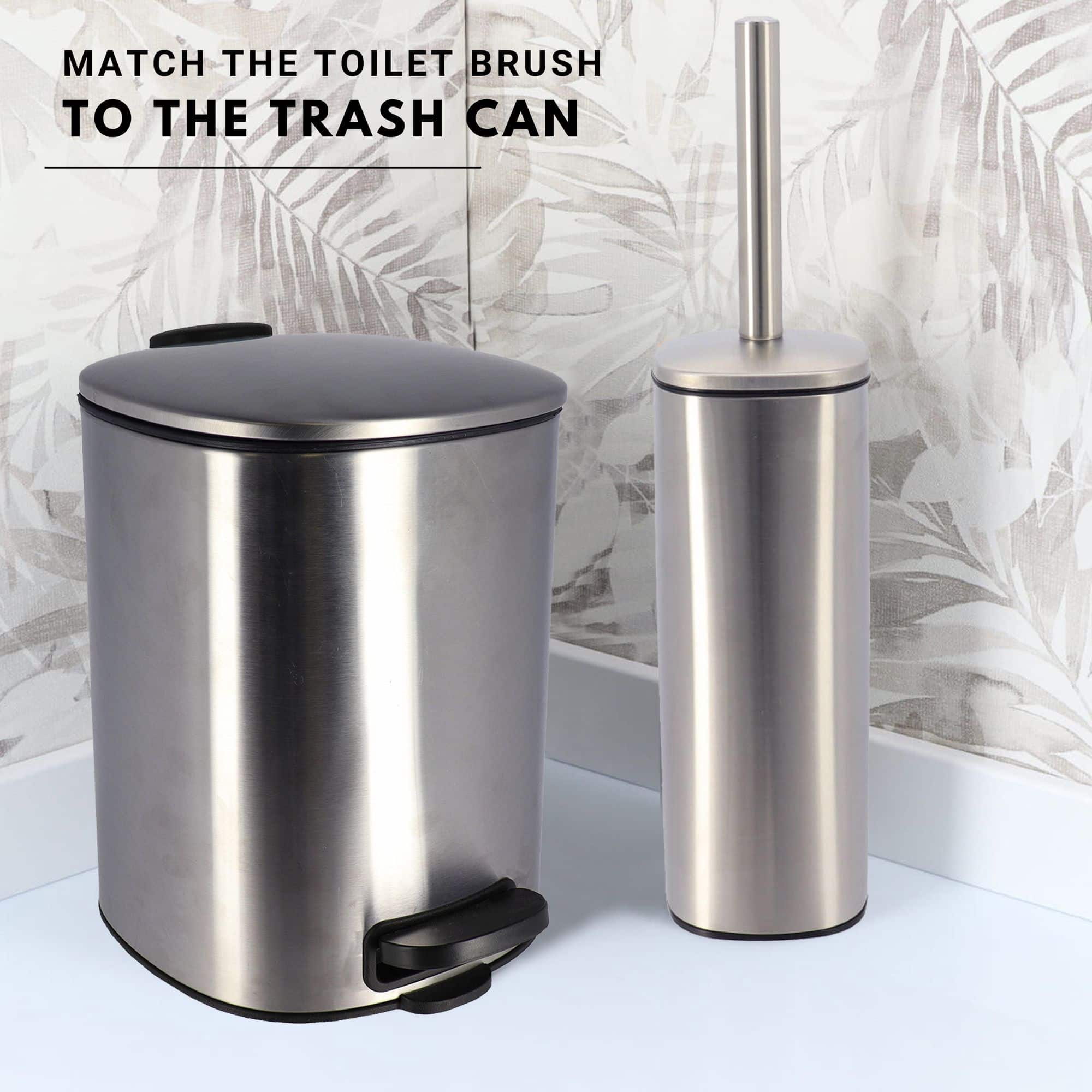 evideco-brosse-wc-carr-e-chrome-m-tal-avec-support image 8