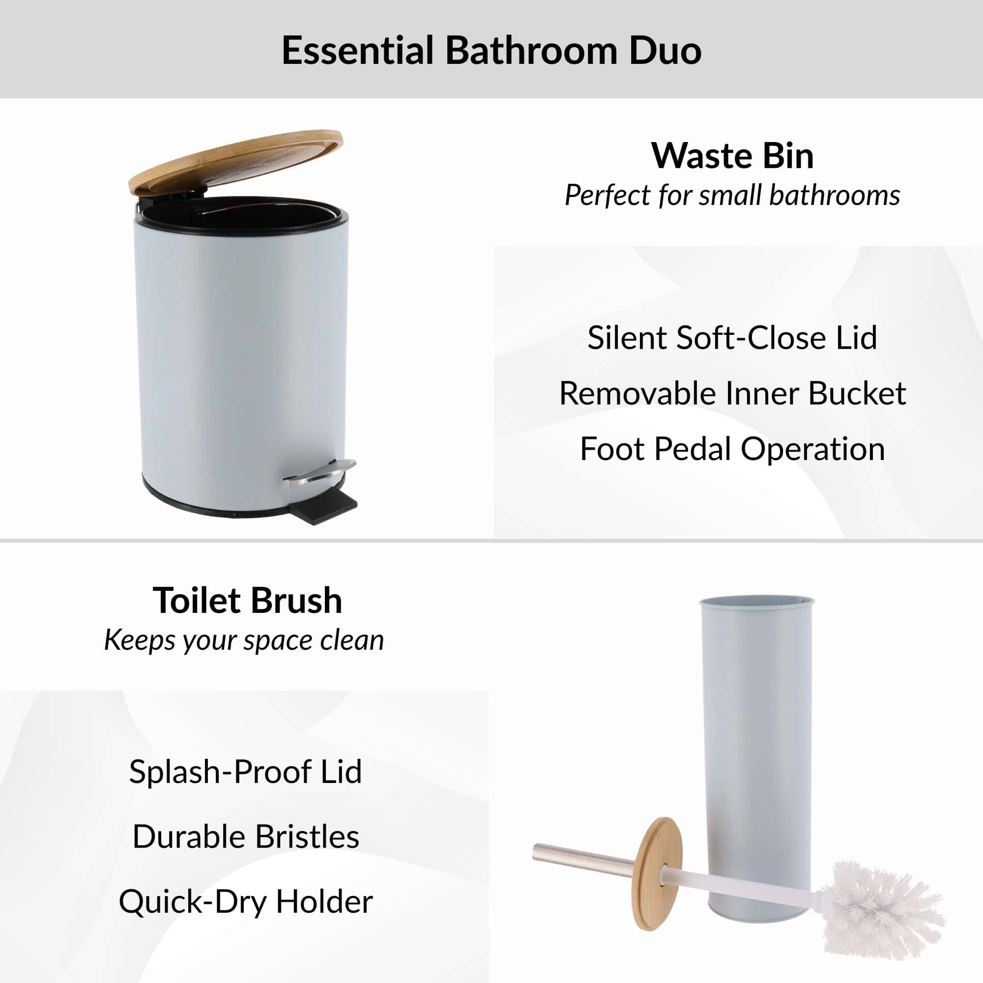 evideco-toilet-seats-set-salle-de-bain-bleu-clair-poubelle-brosse-wc image 3