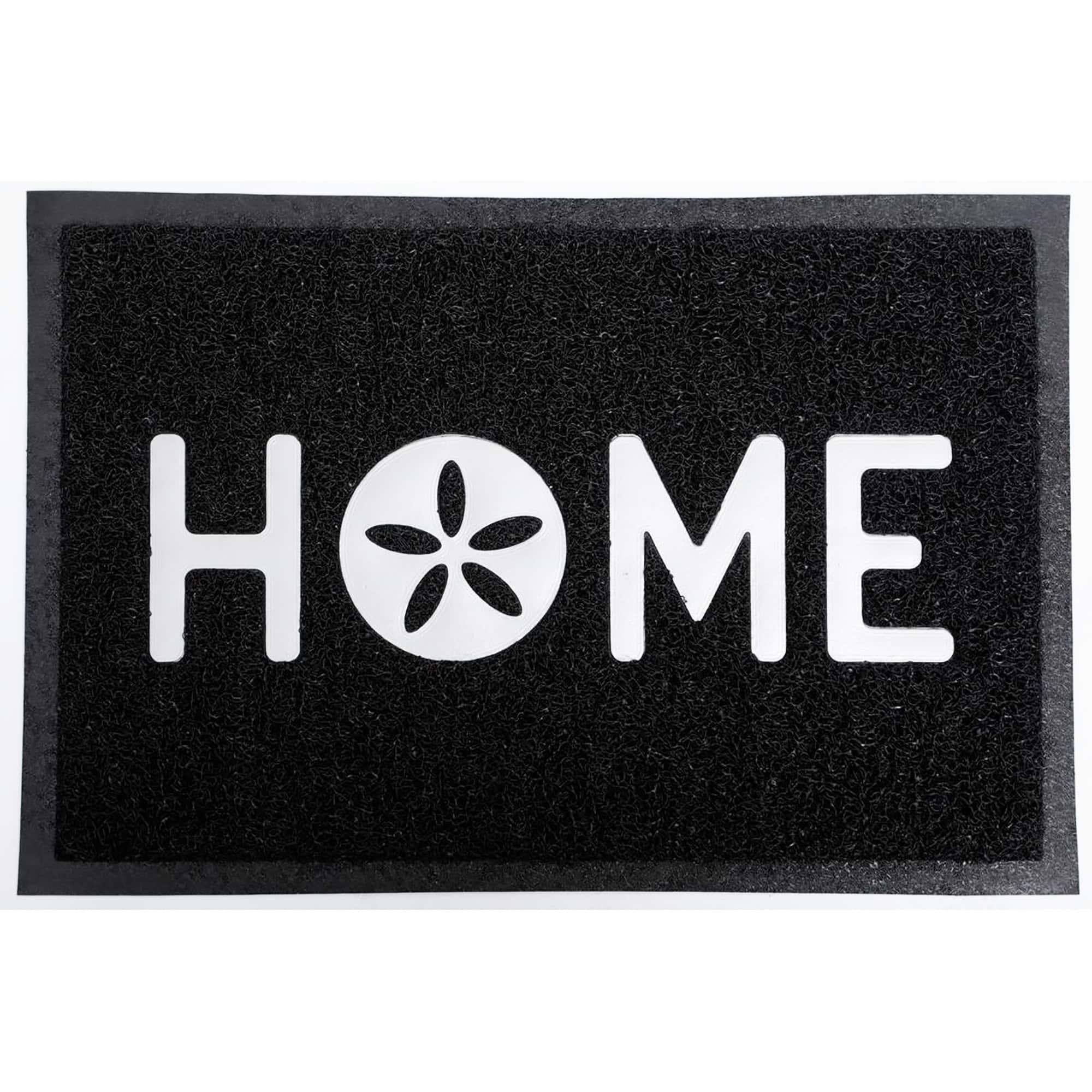 evideco-home-accessories-paillasson-noir-pvc-60x40-ext-rieur image 3