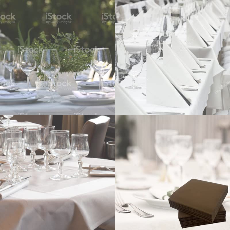 dstock60-serviettes-jetables-airlaid-chocolat-40x40-lot-60 image 3