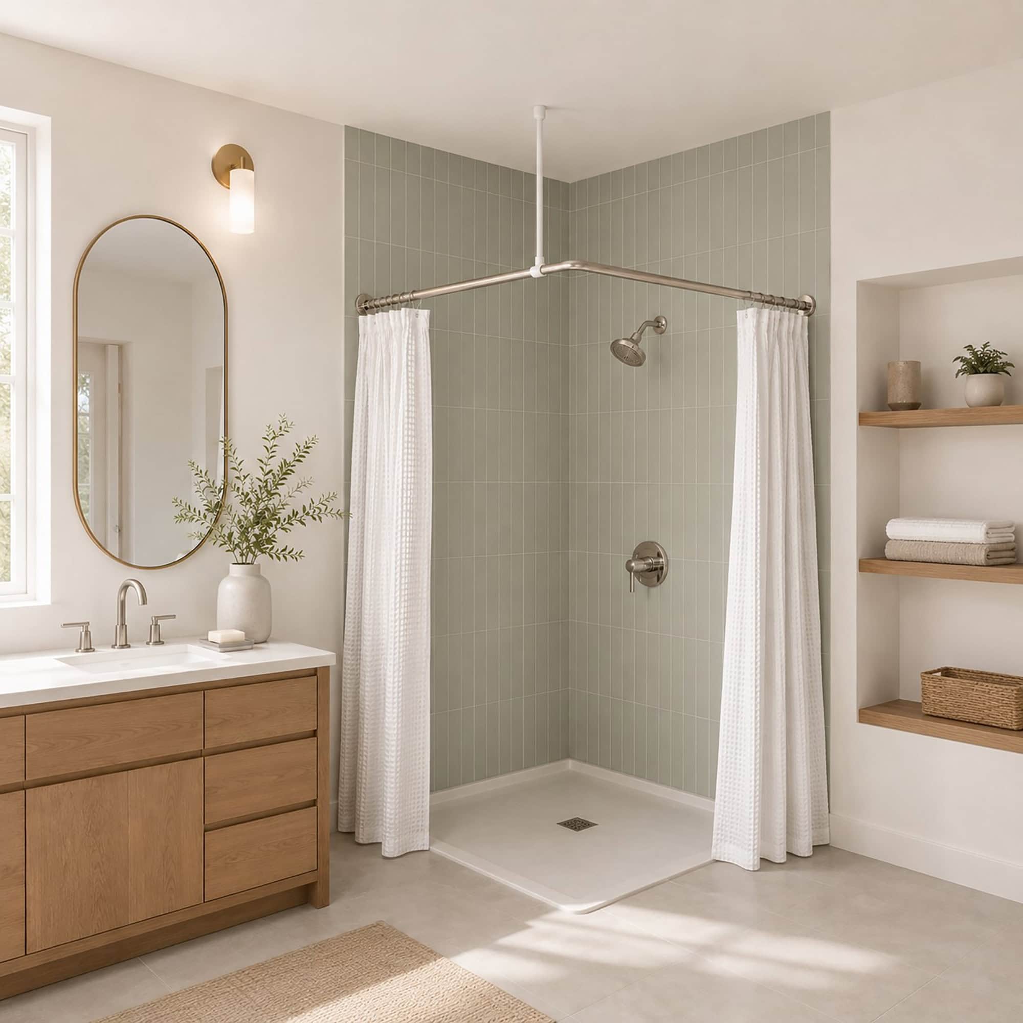 evideco-support-plafond-blanc-tringle-rideau-douche-r-glable image 5