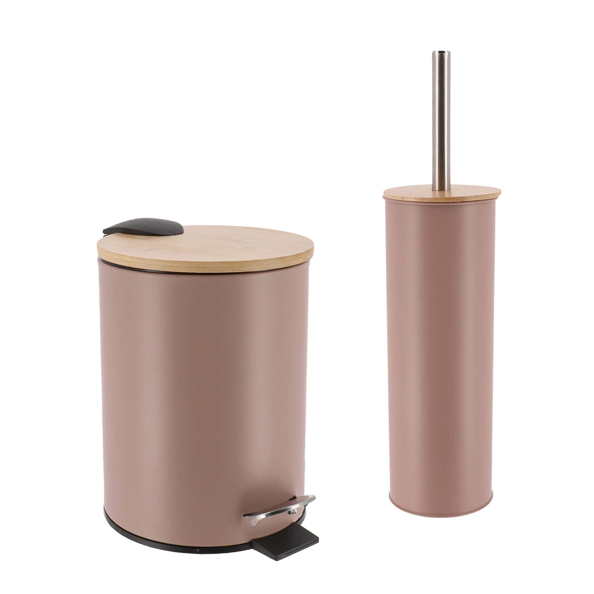 evideco-cappuccino-set-salle-de-bain-poubelle-brosse-wc-bambou image 8