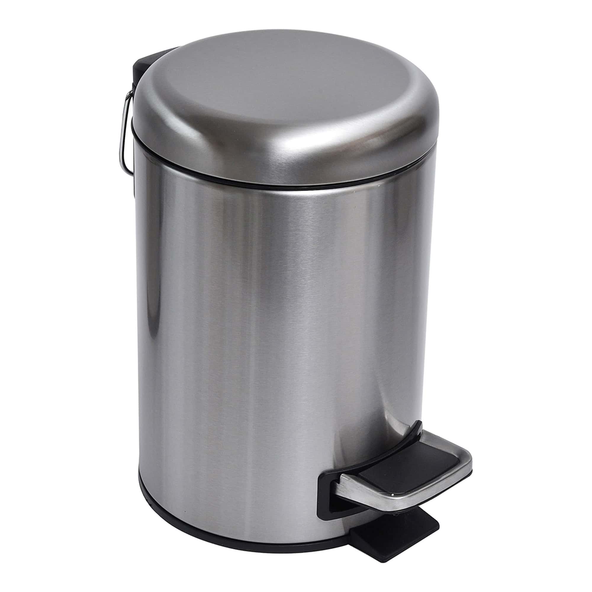 evideco-poubelle-salle-de-bain-3l-acier-couvercle-soft-close image 6