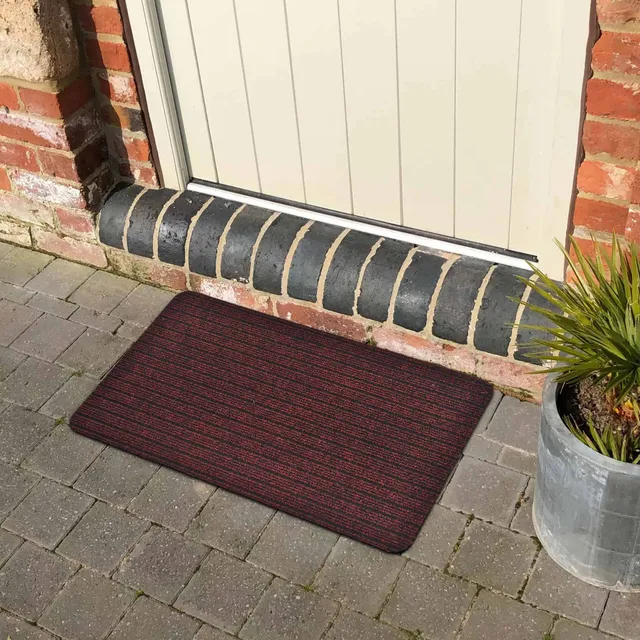 evideco-chloe-paillasson-ext-rieur-bordeaux-61x40cm-polypropyl-ne image 1