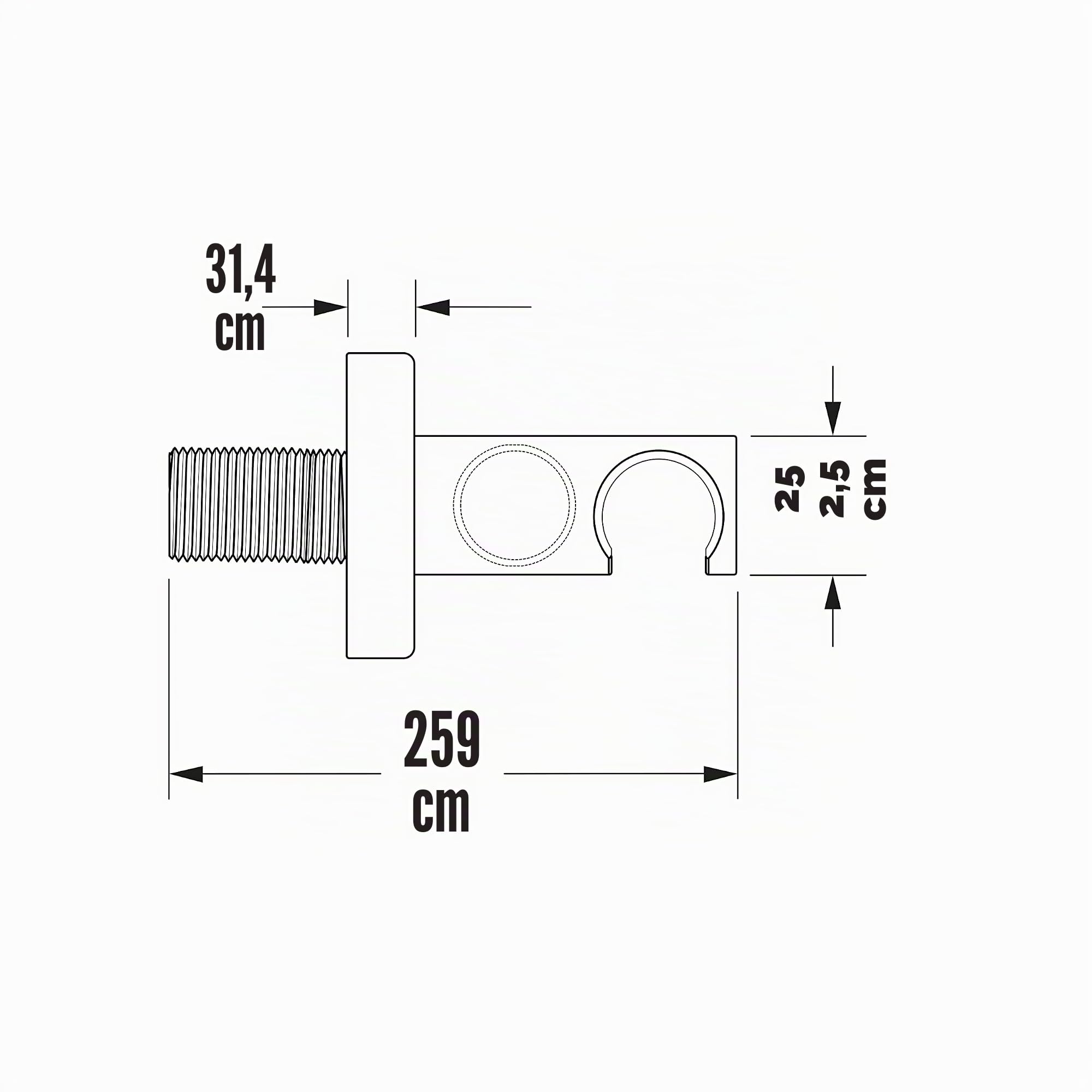 duravit-universal-coude-raccordement-mural-carr-chrom-support image 5