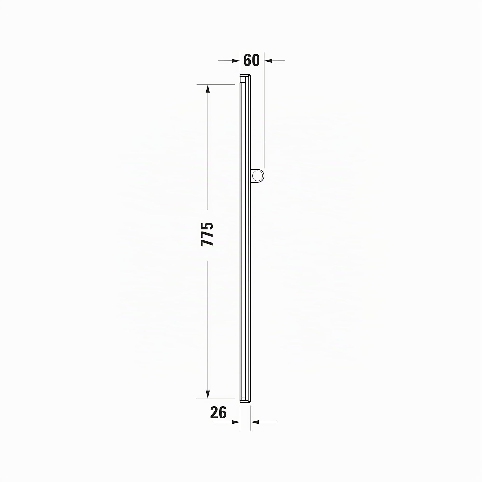 duravit-universal-barre-douche-810mm-chrom image 5