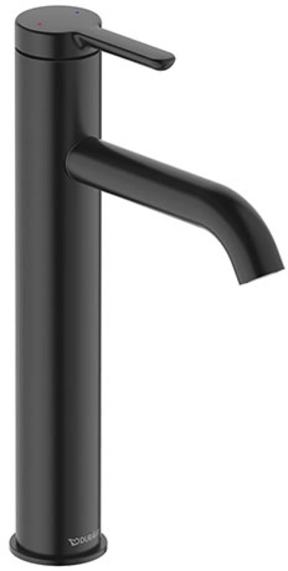 duravit-c-1-c11010-robinet-lavabo-noir-mat-xl-avec-bonde image 3