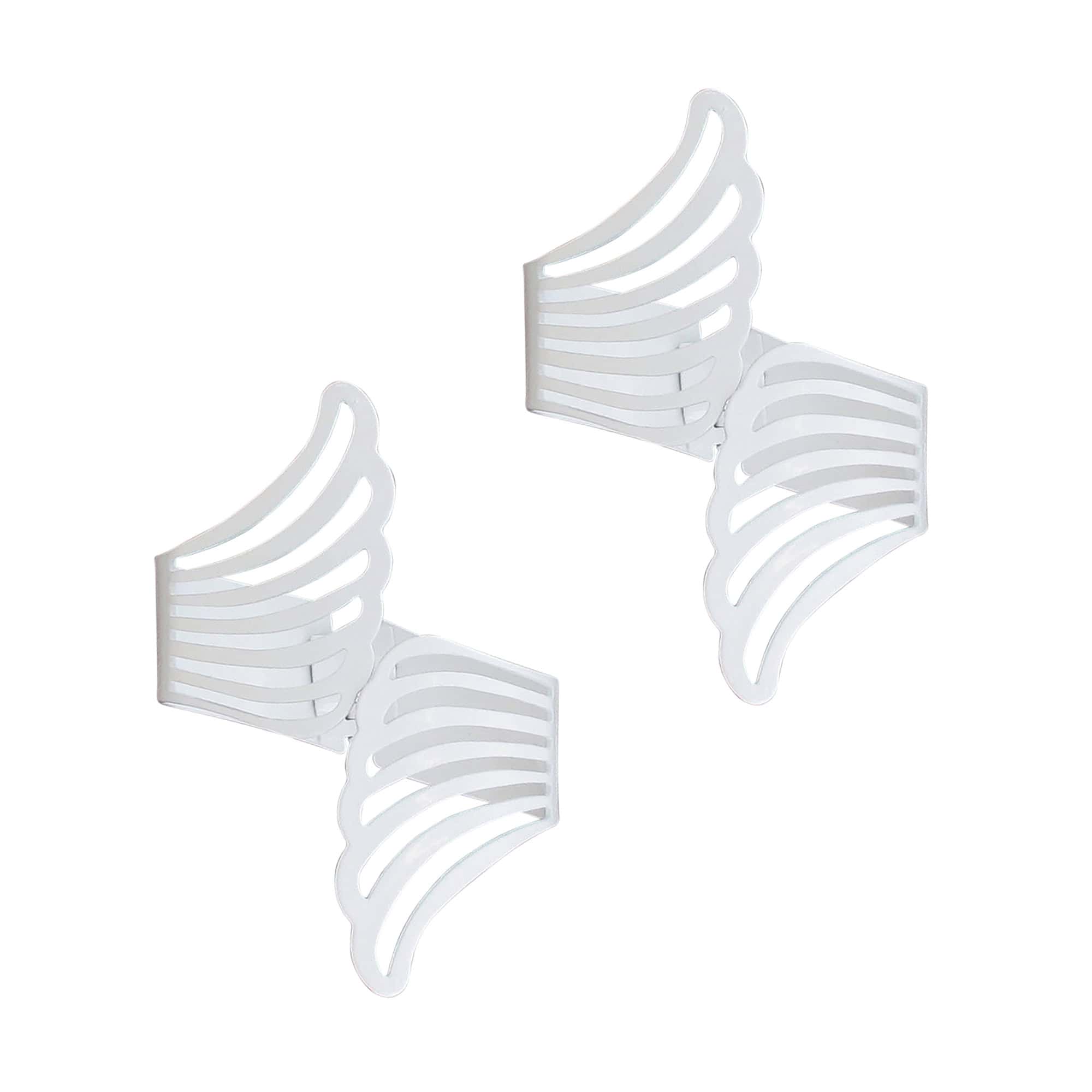 evideco-metal-wings-lot-2-embrasses-rideaux-m-tal-blanc image 7