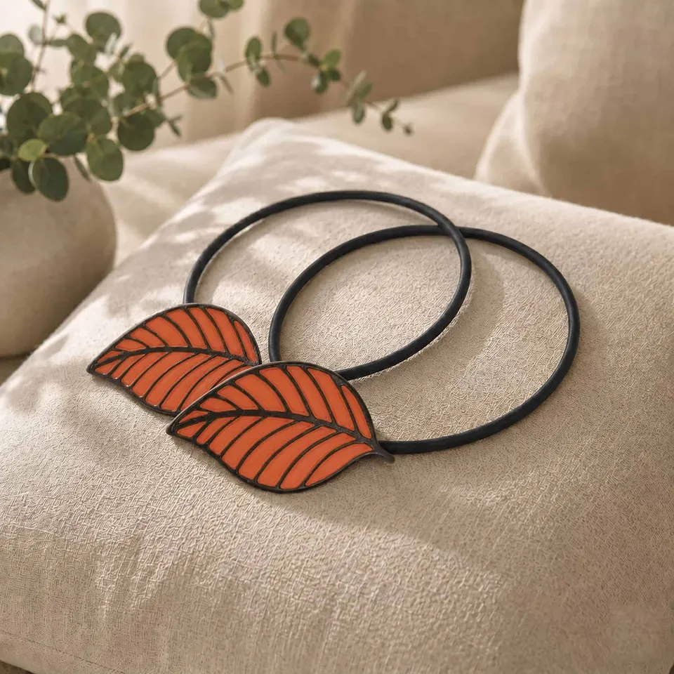 evideco-home-accessories-lot-2-embrasses-magn-tiques-terracotta image 1