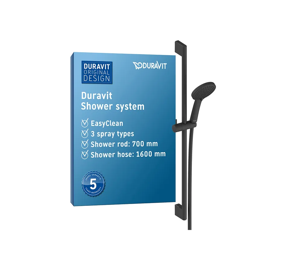 duravit-universal-douchette-3-jets-noir-mat image 1