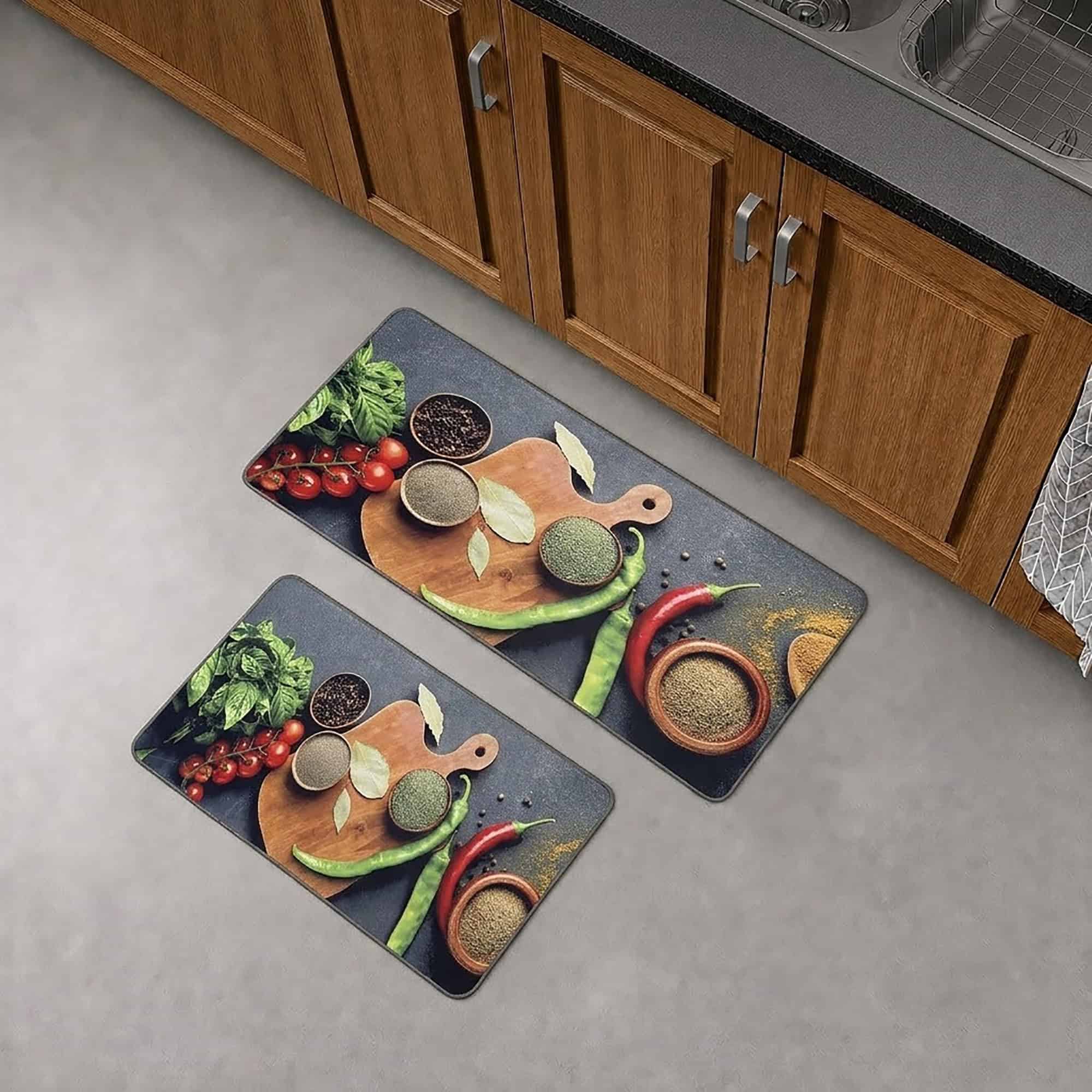 evideco-home-accessories-tapis-cuisine-herbes-lot-2-antid-rapant image 7