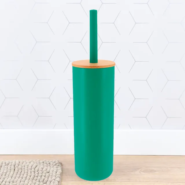 evideco-padang-brosse-wc-verte-support-bambou image 1