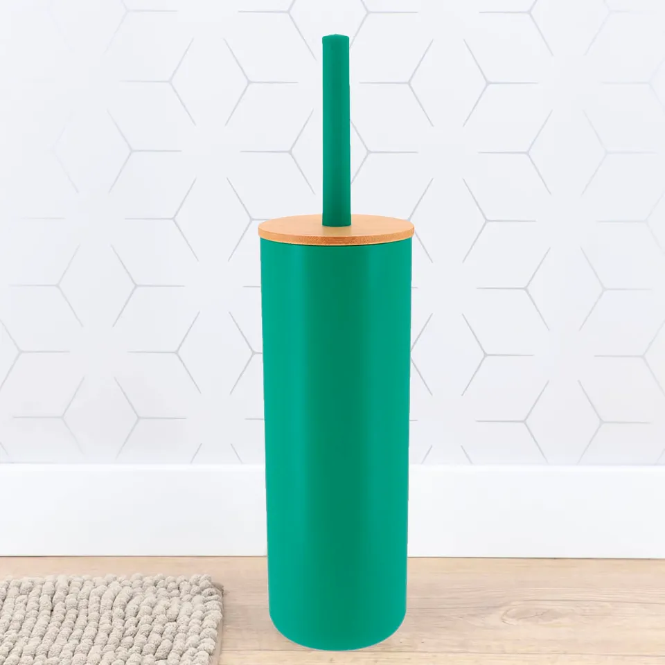 evideco-padang-brosse-wc-verte-support-bambou image 1