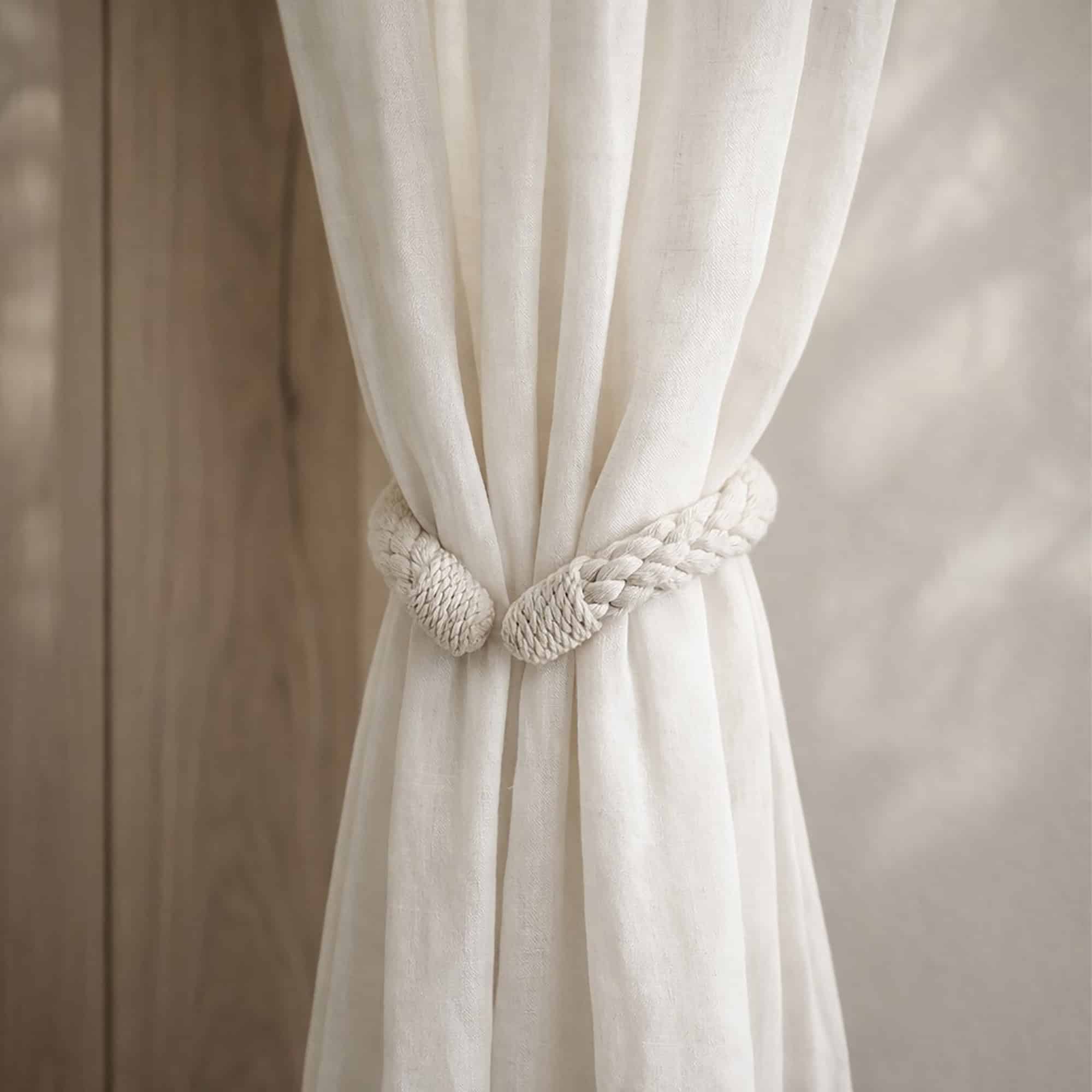 evideco-home-accessories-embrasse-rideau-corde-blanche-lot-de-2 image 4
