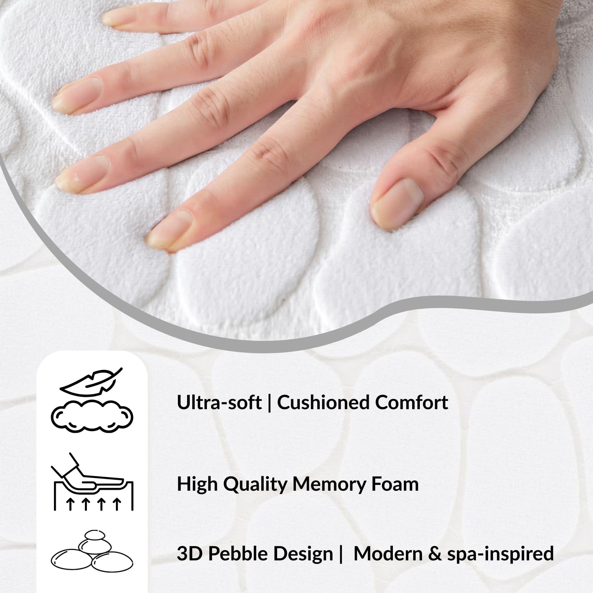 evideco-pebble-tapis-de-bain-blanc-galets-m-moire-de-forme image 5