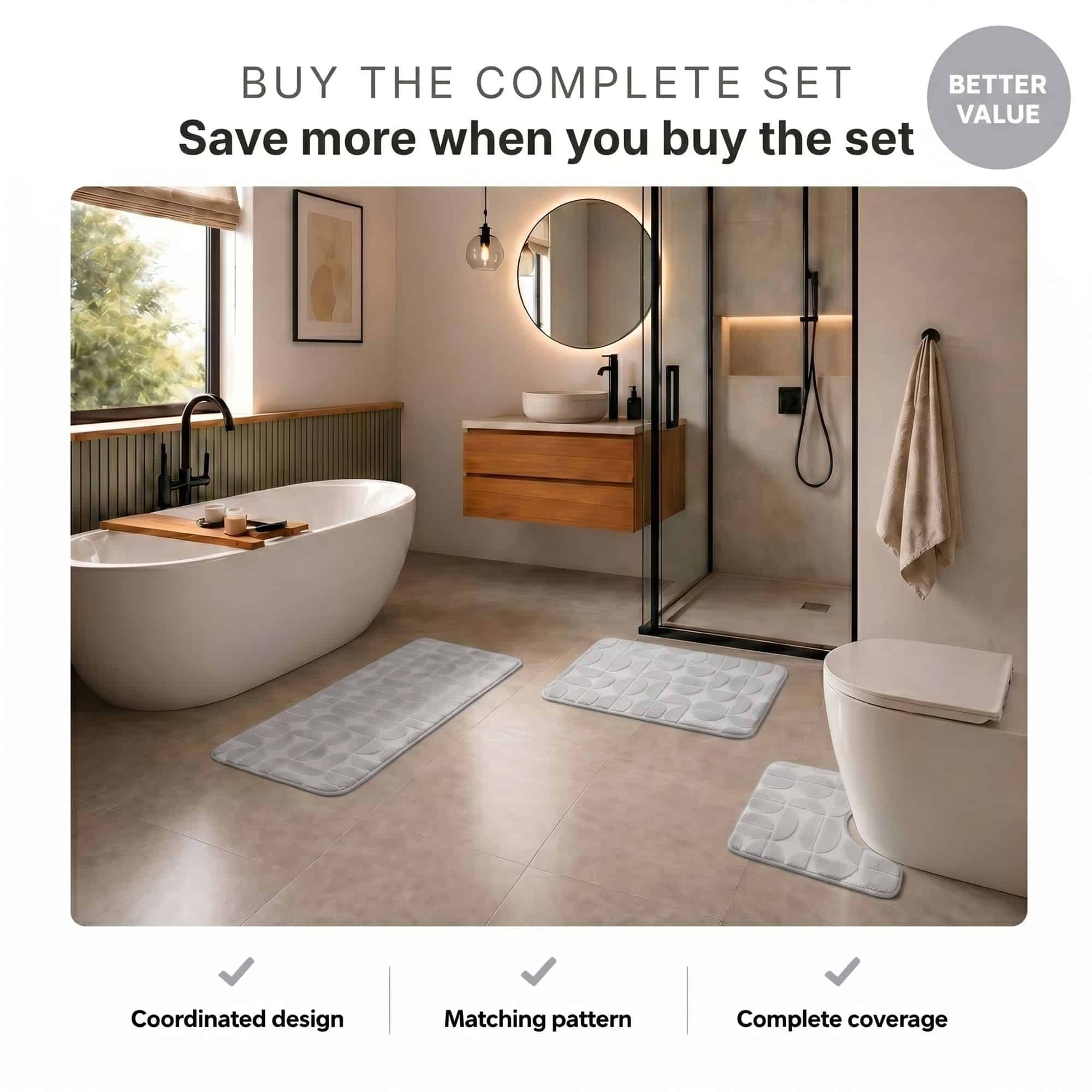 evideco-demi-lune-tapis-salle-de-bain-gris-lot-3-m-moire image 5