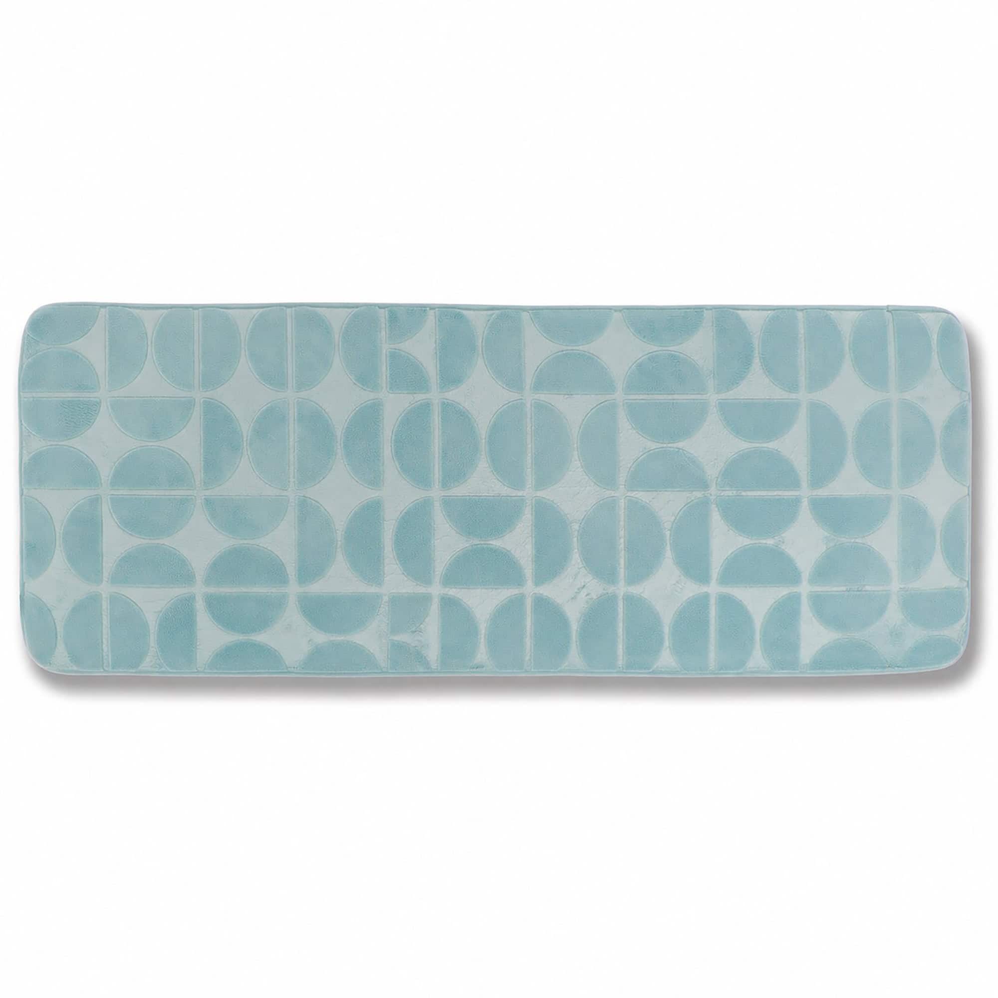evideco-demi-lune-tapis-de-bain-bleu-clair-45x120-m-moire-de-forme image 8