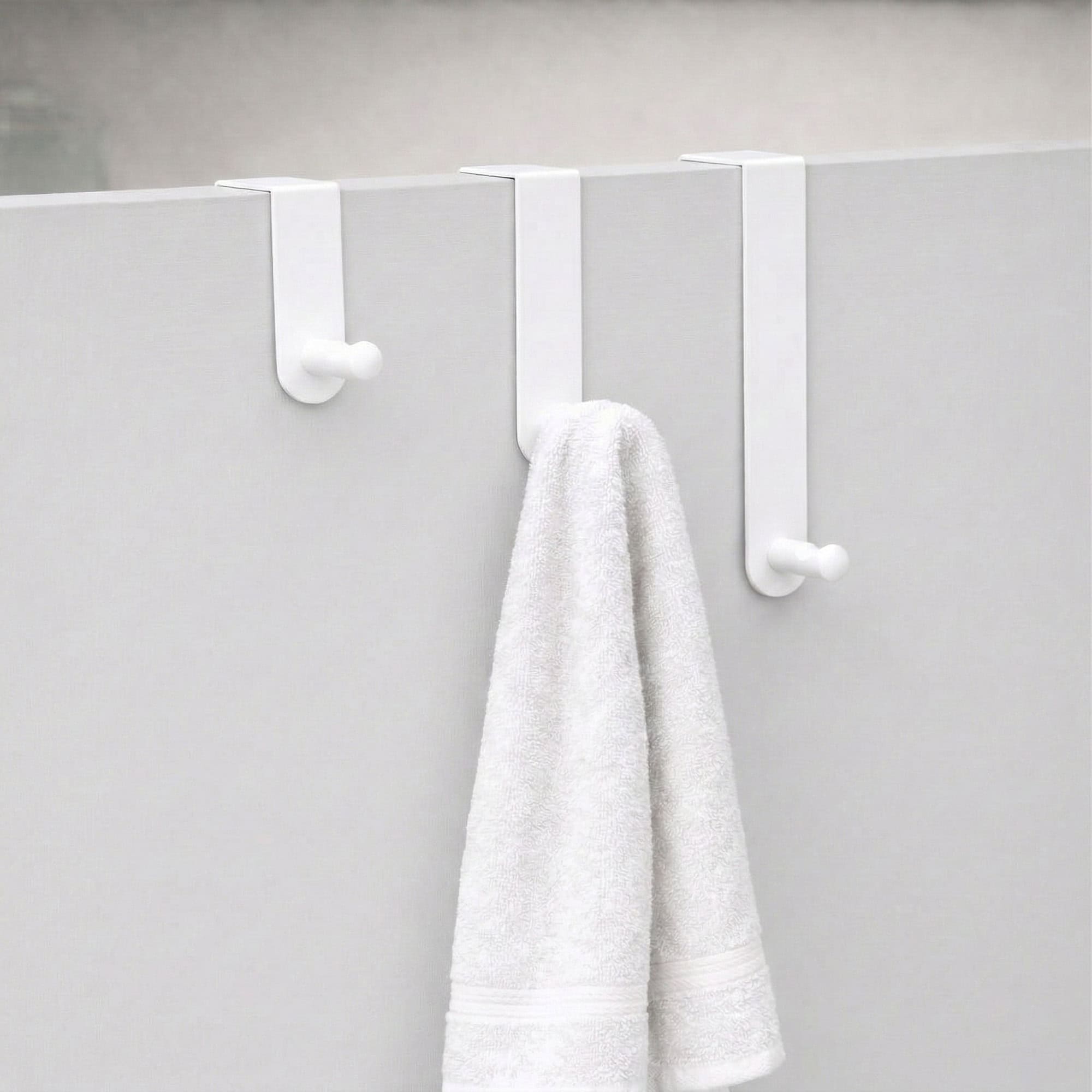 evideco-crochets-de-porte-blanc-lot-3-tailles-ajustables image 2