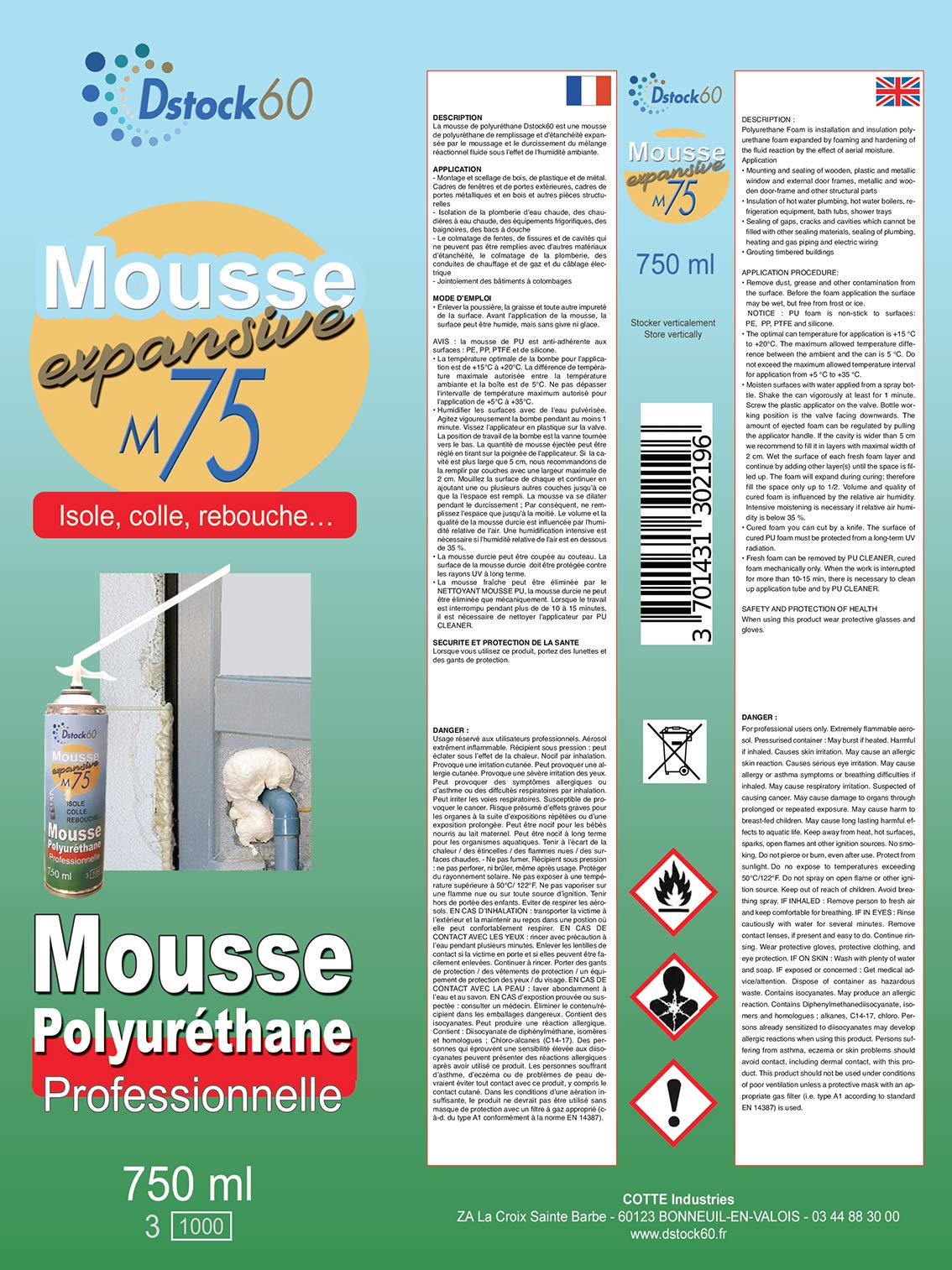 dstock60-mousse-expansive-manuelle-750ml-lot-48 image 4