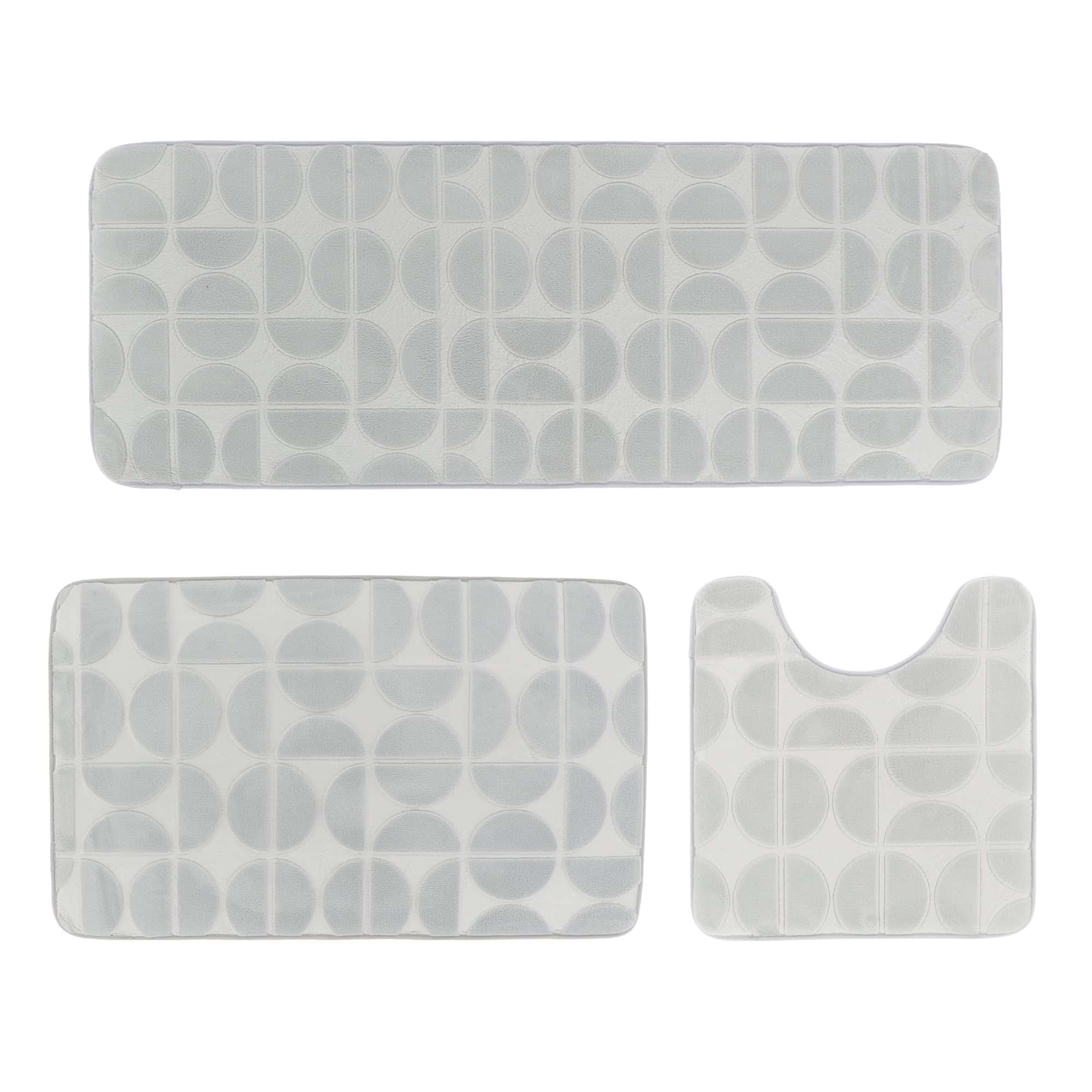 evideco-demi-lune-tapis-salle-de-bain-gris-lot-3-m-moire image 8