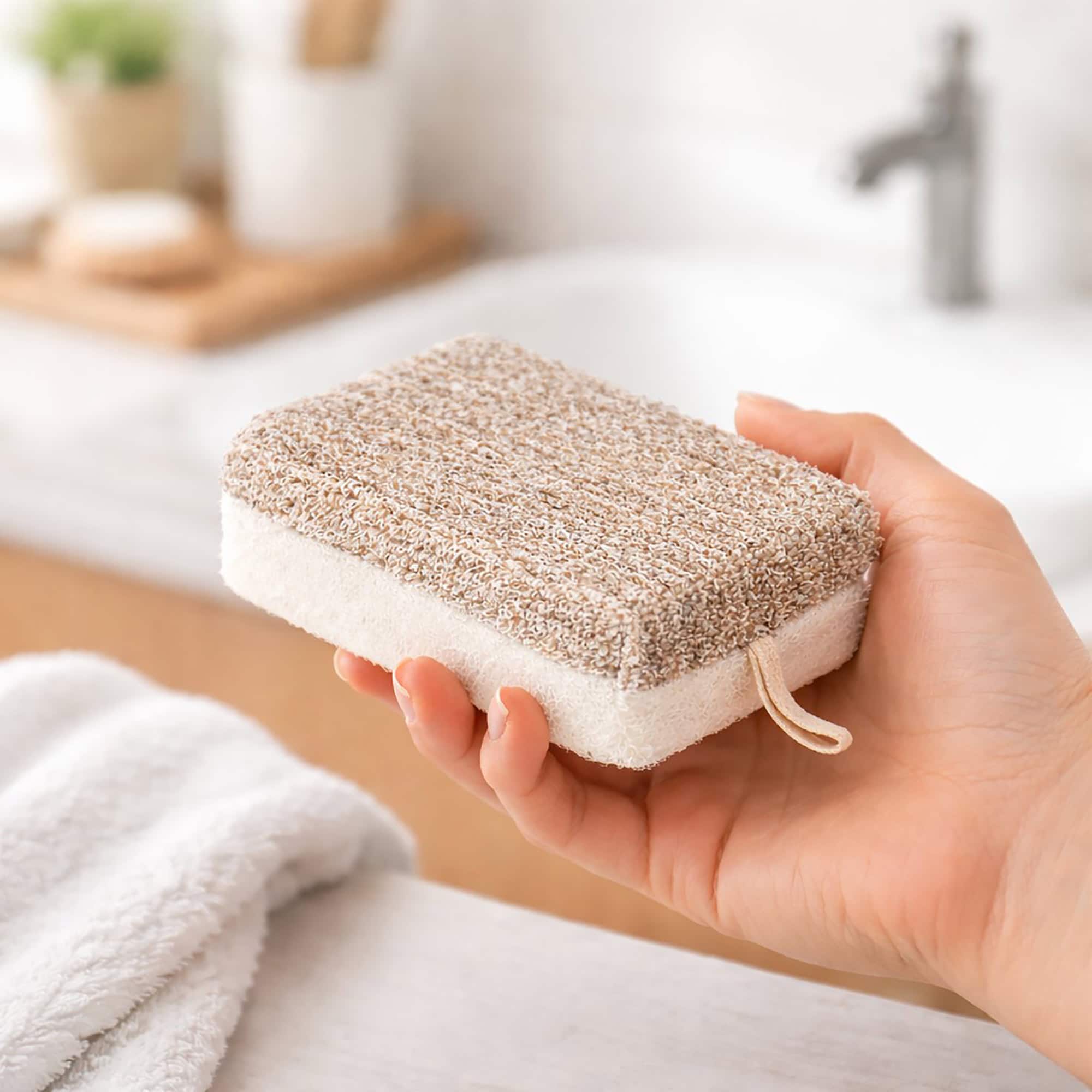 evideco-ponge-exfoliante-ramie-bambou-cr-me-taupe image 2