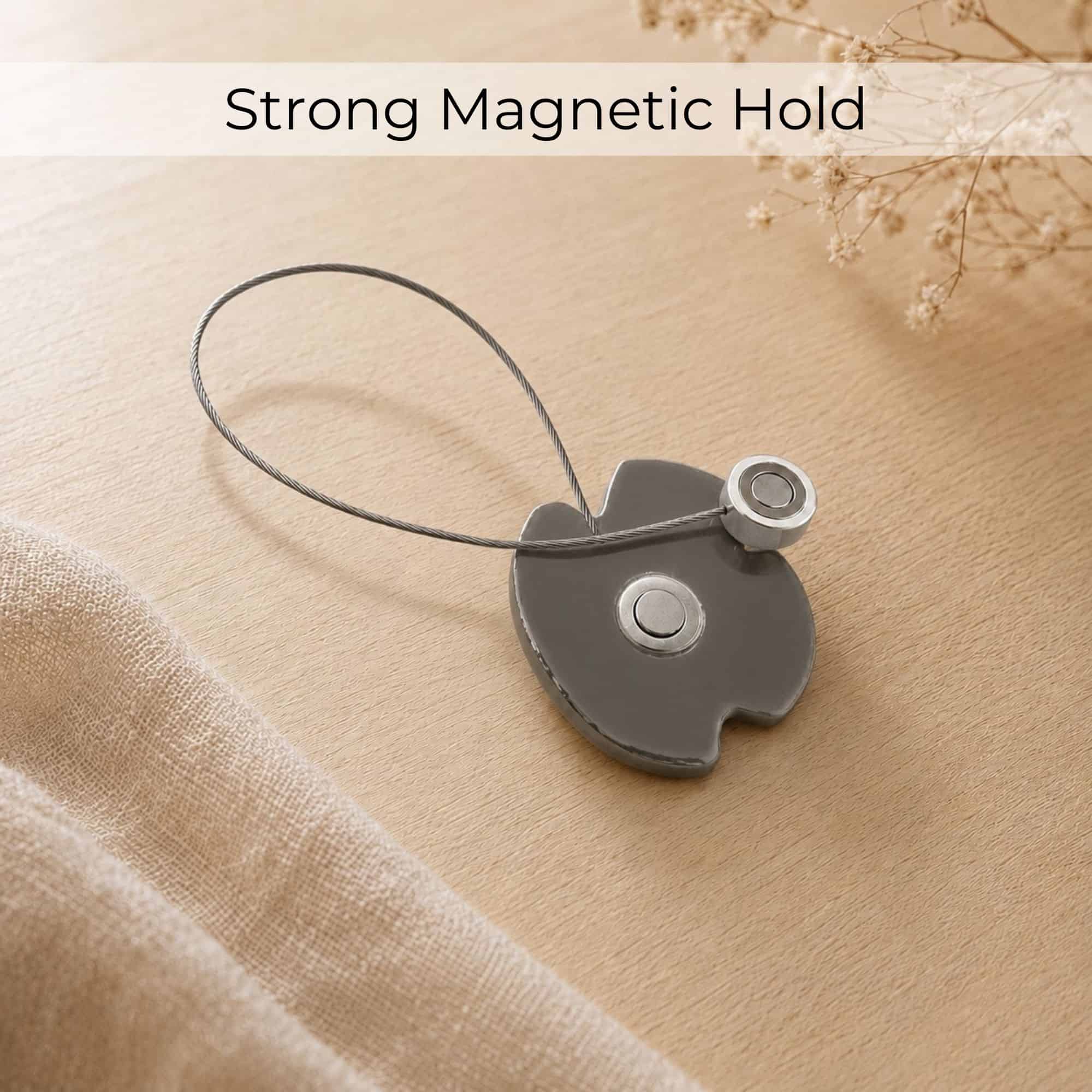 evideco-home-accessories-embrasse-magnetique-nenuphar-graphite image 5