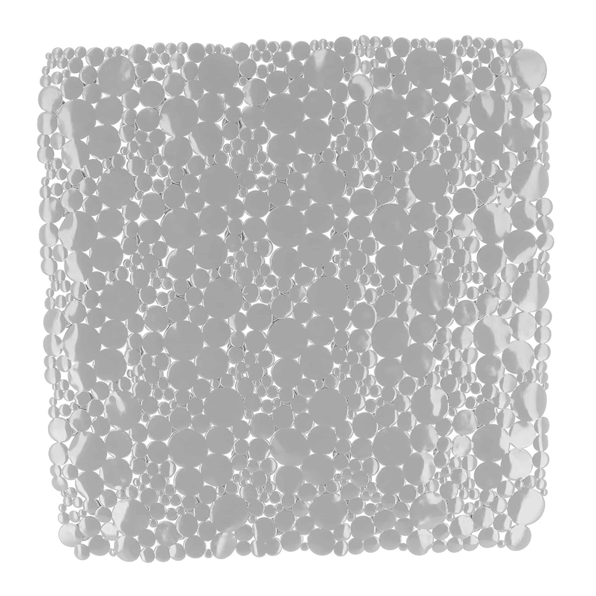 evideco-bubbles-tapis-douche-carr-gris-perle-50x50-cm-pvc image 6