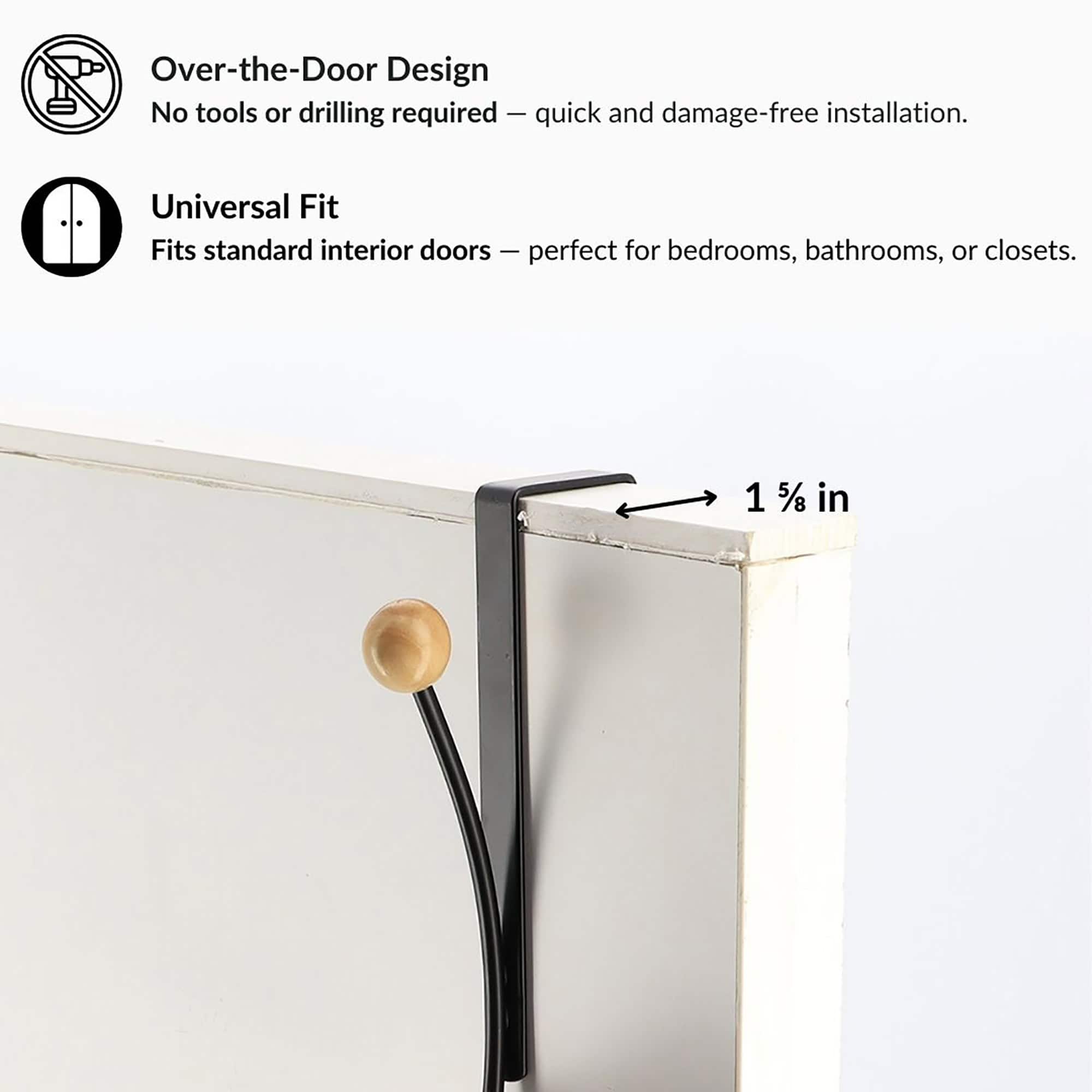 evideco-bathroom-storage-pat-re-de-porte-double-noire-bois image 6