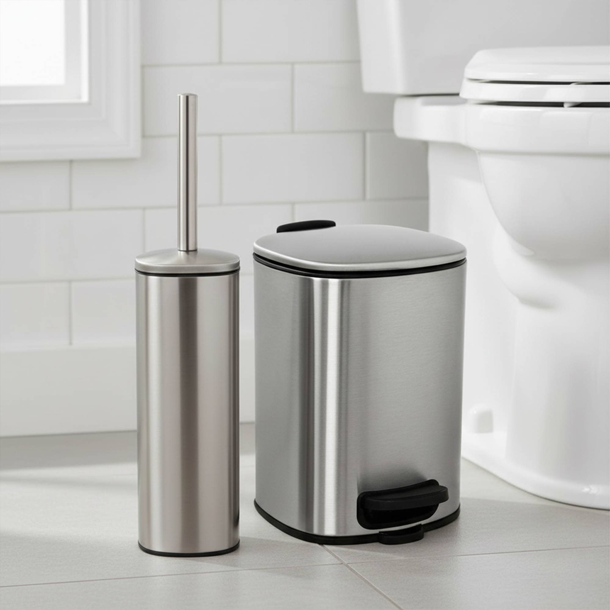 evideco-poubelle-salle-de-bain-chrome-5l-p-dale-silencieuse-carr-e image 8