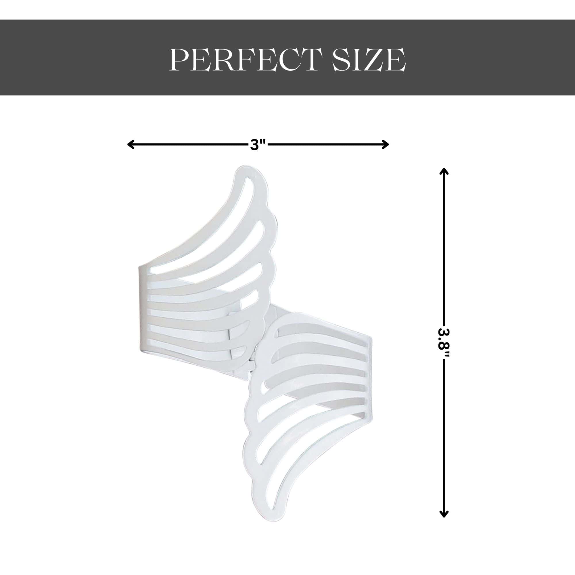 evideco-metal-wings-lot-2-embrasses-rideaux-m-tal-blanc image 3