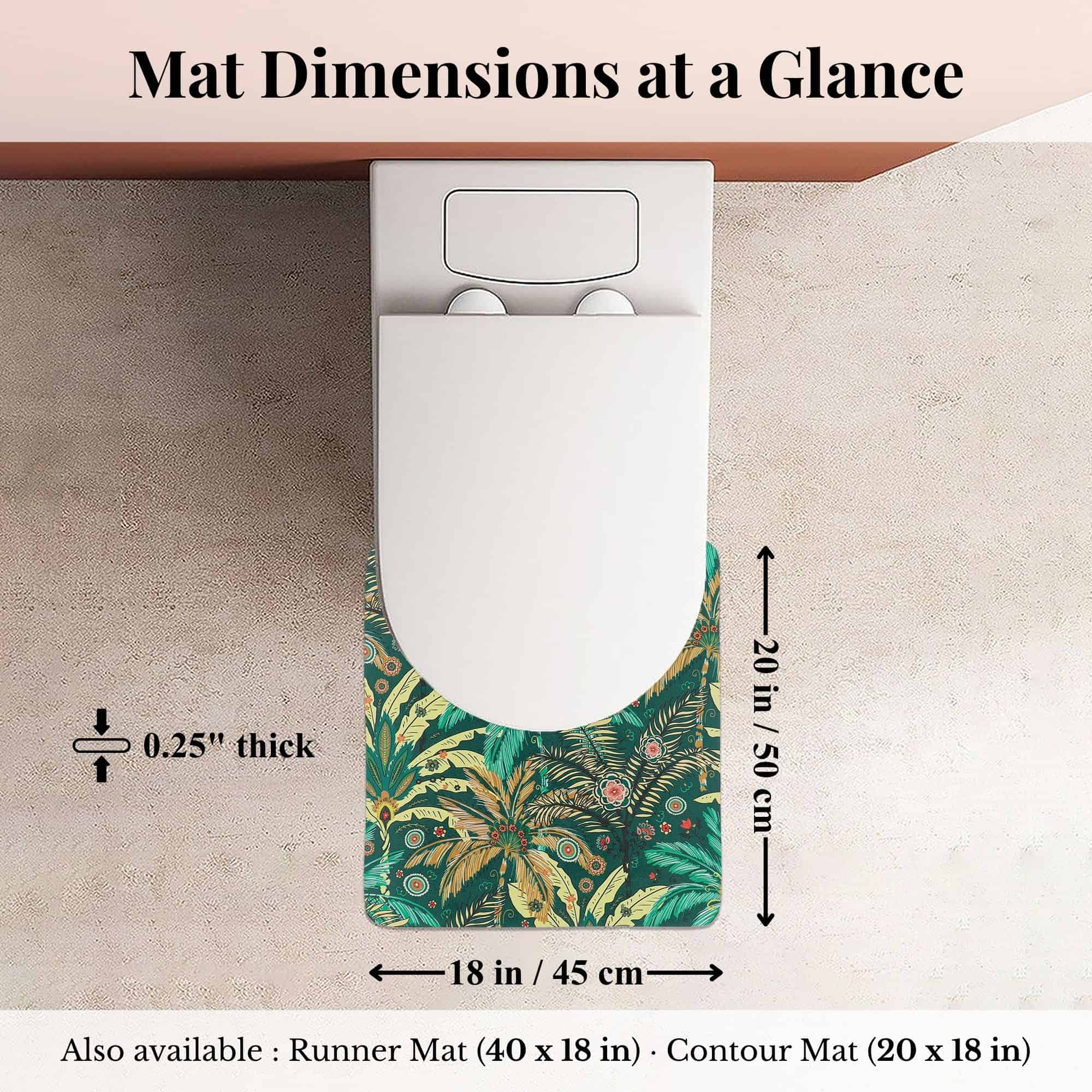 evideco-jungle-bloom-tapis-contour-wc-20x18-floral-antid-rapant image 7