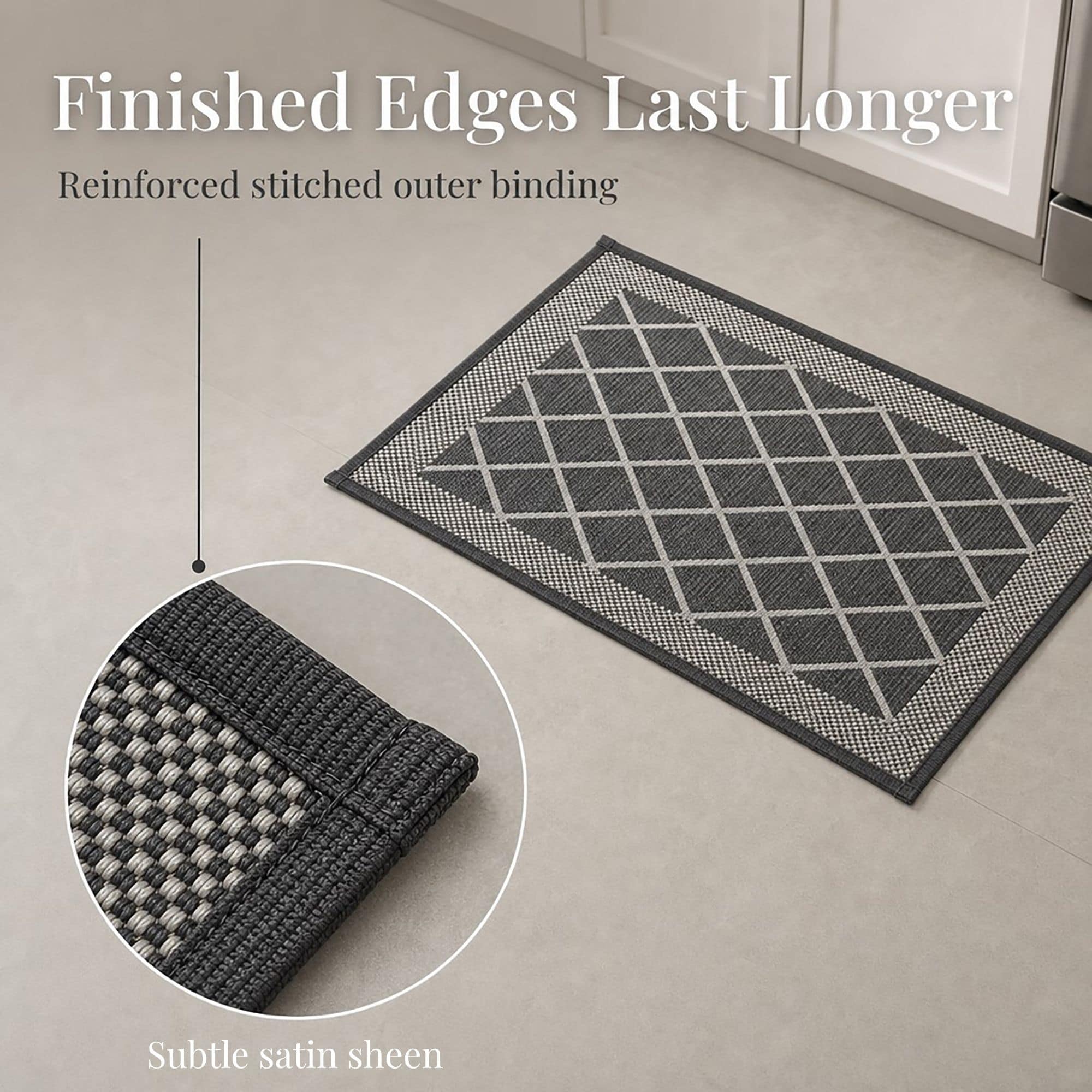 evideco-diamond-gray-20x32-tapis-cuisine-gris-losange image 4