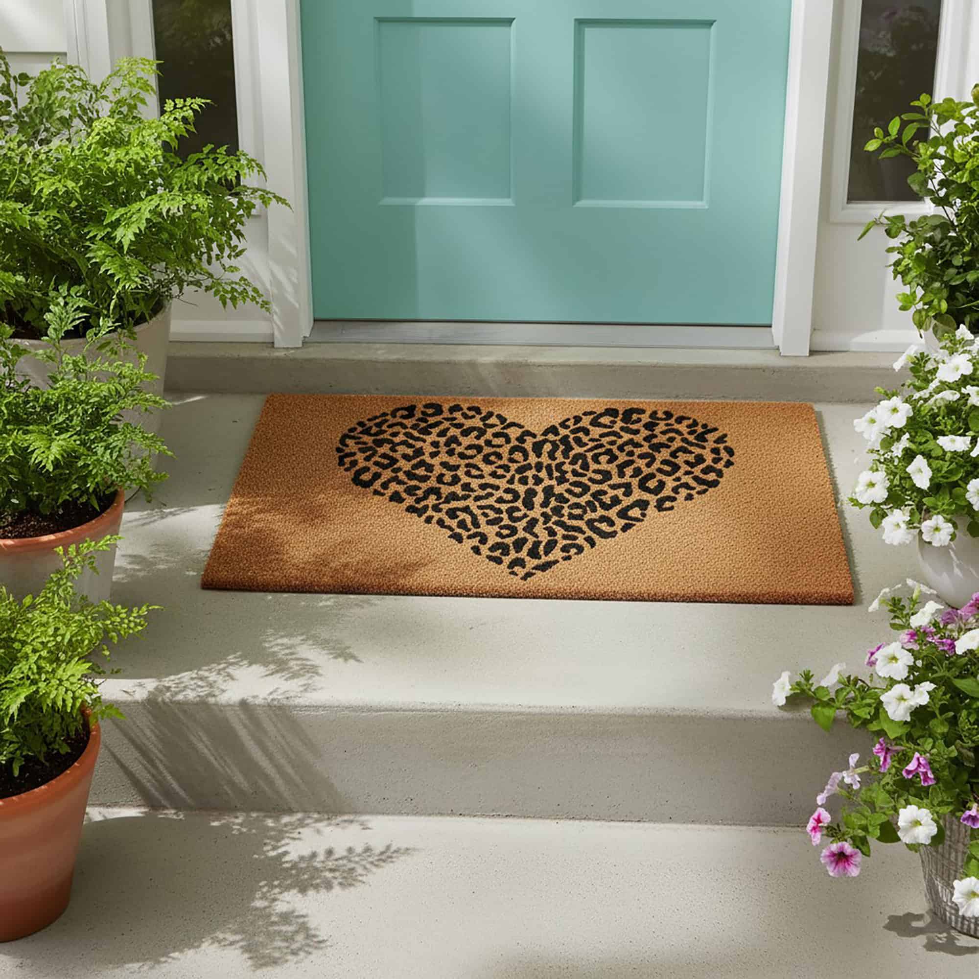evideco-leopard-heart-paillasson-coco-c-ur-l-opard-76x46-cm image 3