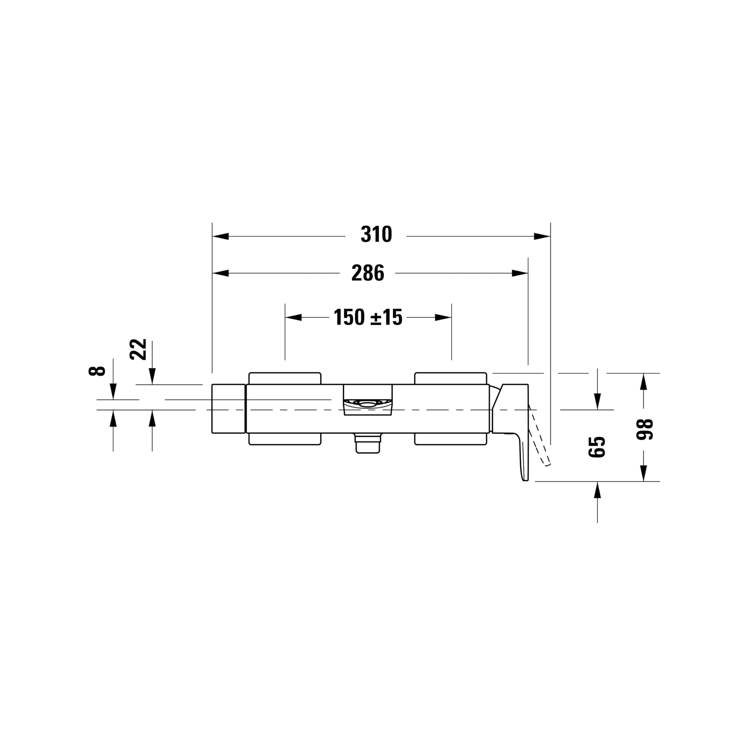 duravit-manhattan-mitigeur-baignoire-noir-mat-2-consommateurs image 5