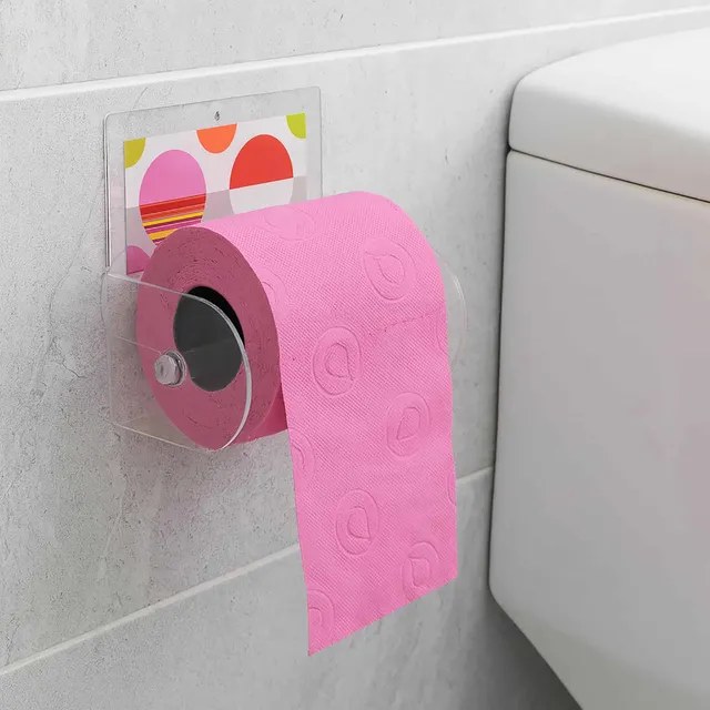 evideco-eclats-porte-papier-toilette-ventouse-multicolore image 1