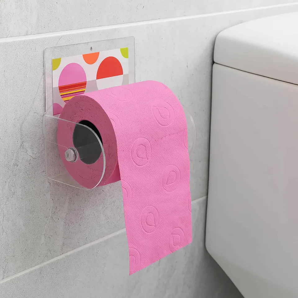 evideco-eclats-porte-papier-toilette-ventouse-multicolore image 1