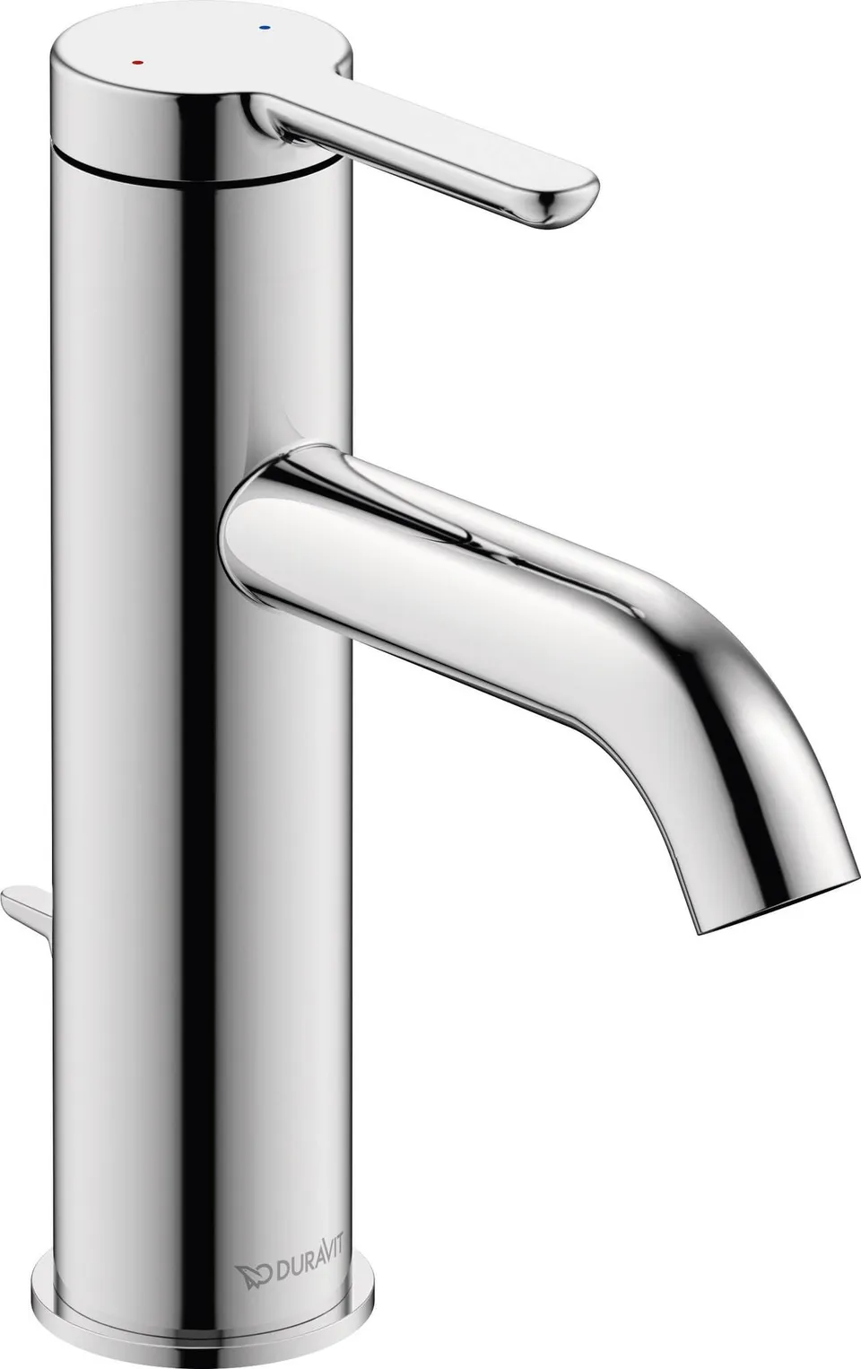duravit-c-1-c11020001010-mitigeur-lavabo-m-chrome-113-mm-vidage image 1