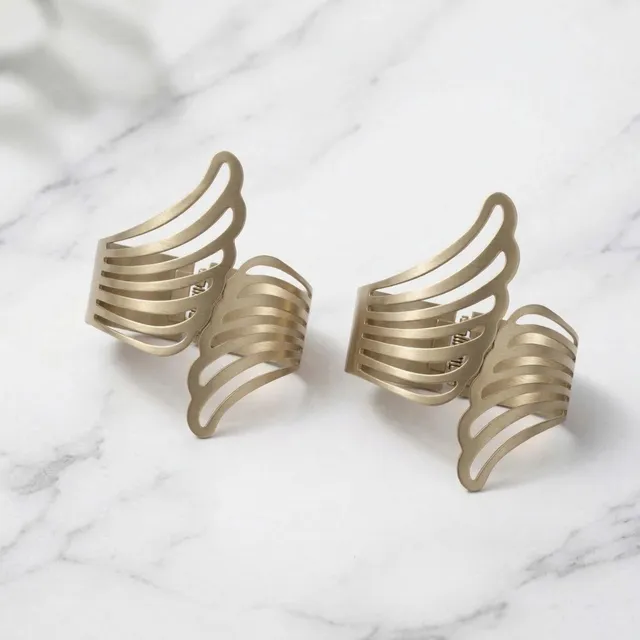 evideco-home-accessories-embrasse-rideau-m-tal-dor-lot-de-2 image 1
