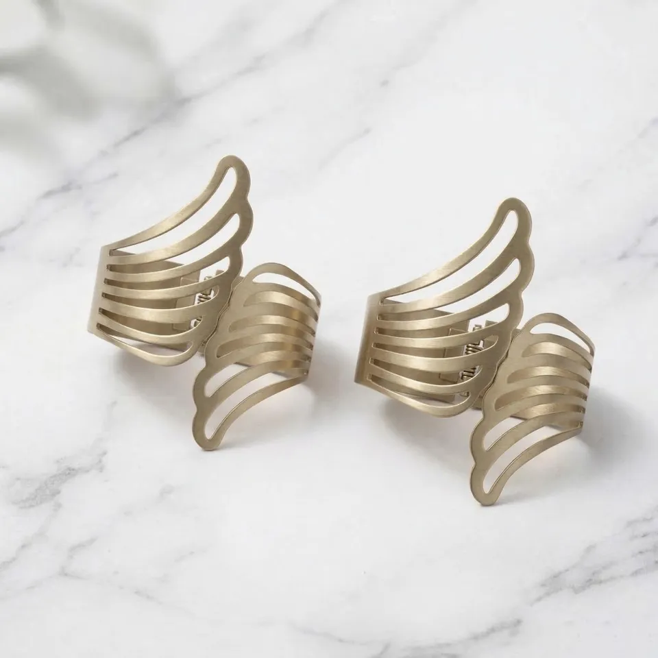 evideco-home-accessories-embrasse-rideau-m-tal-dor-lot-de-2 image 1