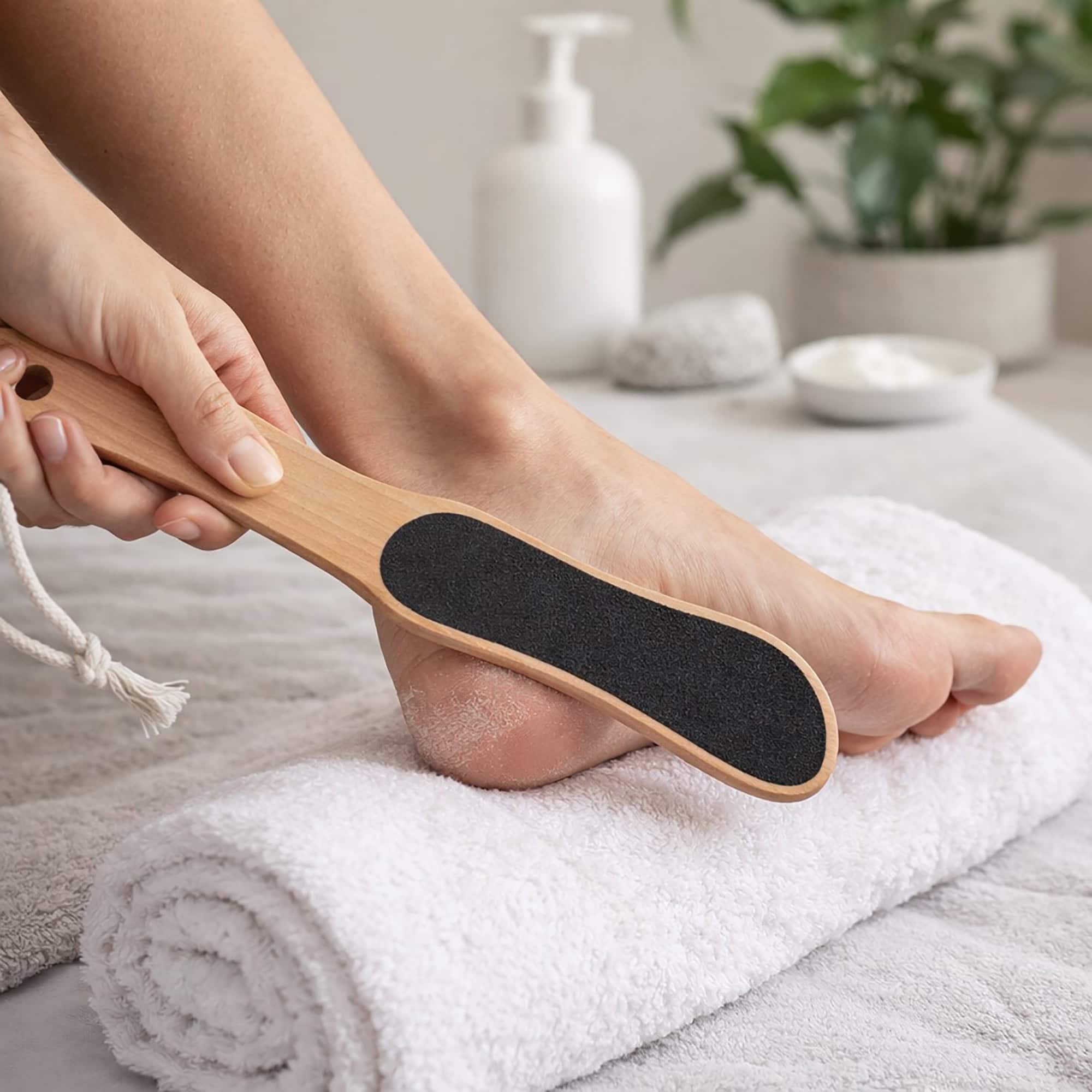 evideco-r-pe-pieds-bois-double-face-anti-callosit-s image 2