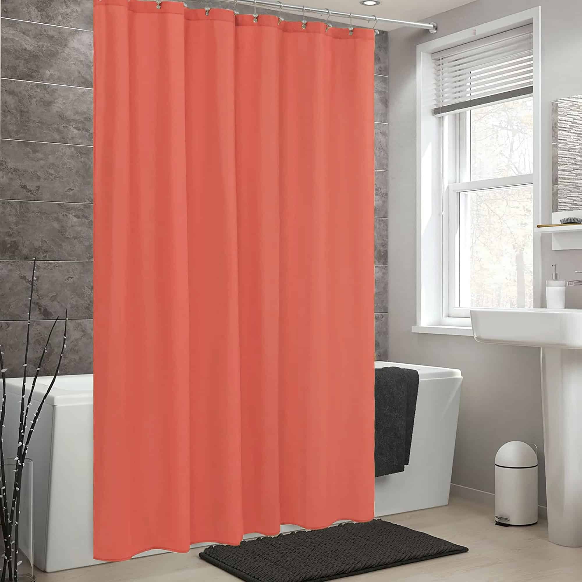 evideco-shower-accessories-rideau-de-douche-terracotta-71x79 image 6