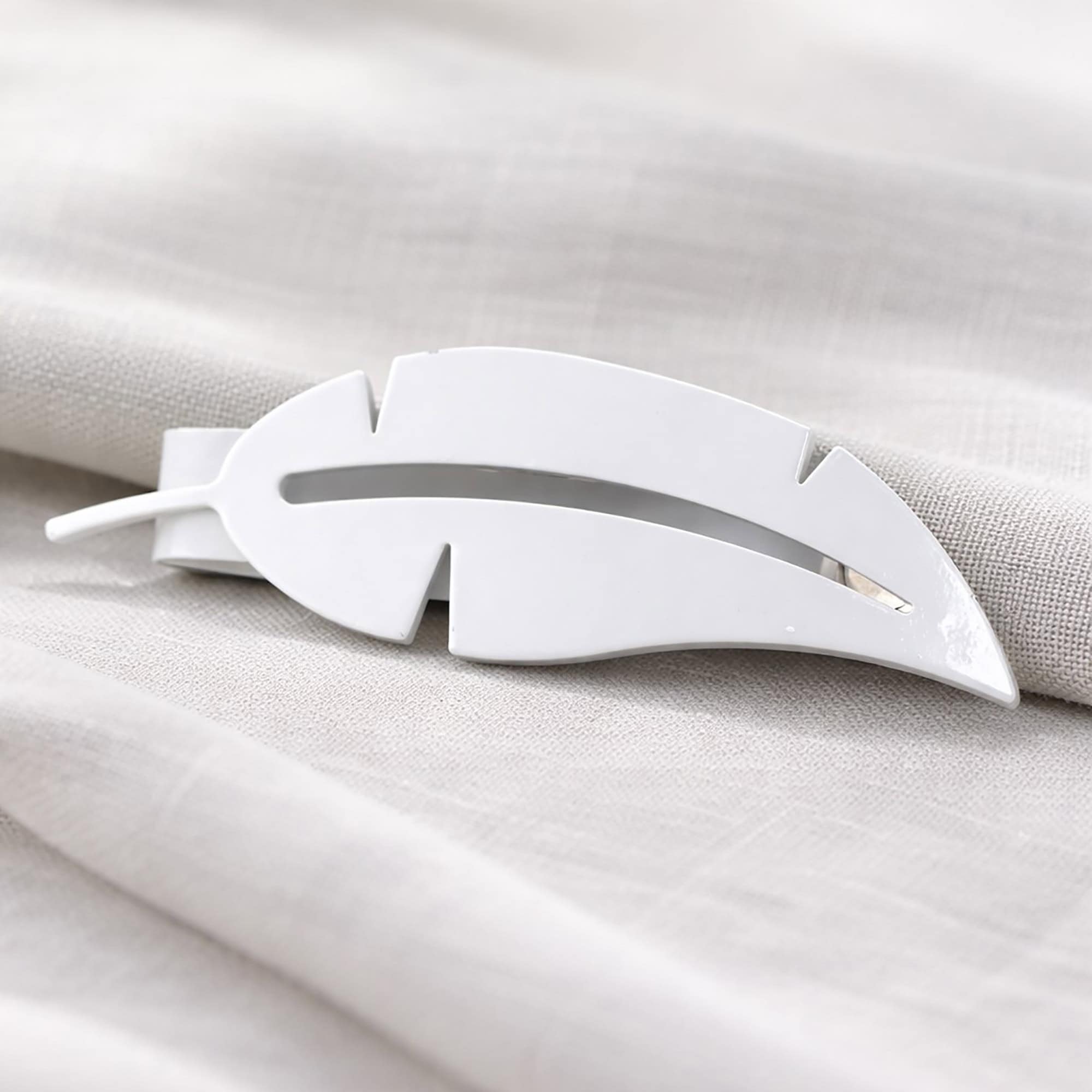 evideco-embrasse-rideau-plume-m-tal-blanc-magn-tique image 2