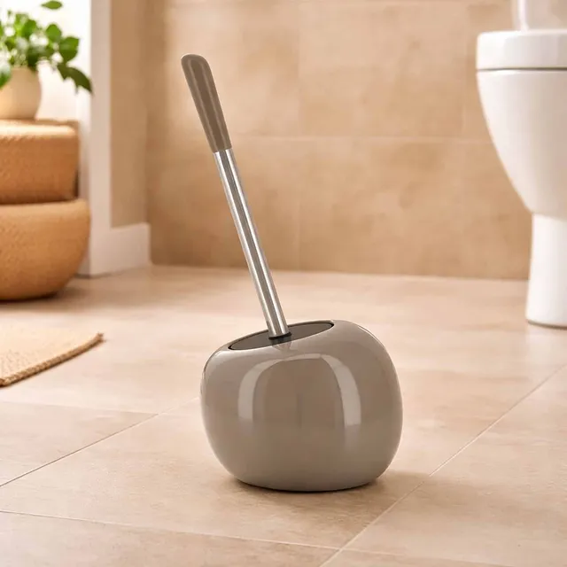 evideco-pise-brosse-wc-taupe-avec-support image 1