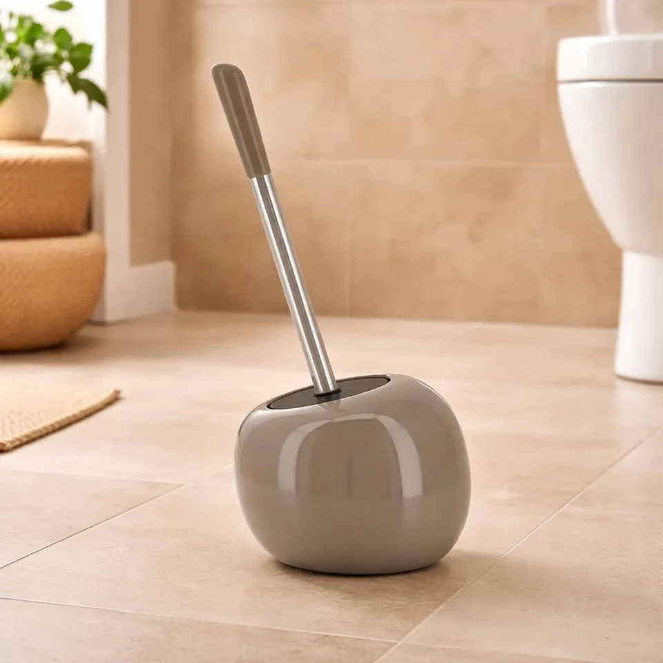 evideco-pise-brosse-wc-taupe-avec-support image 1