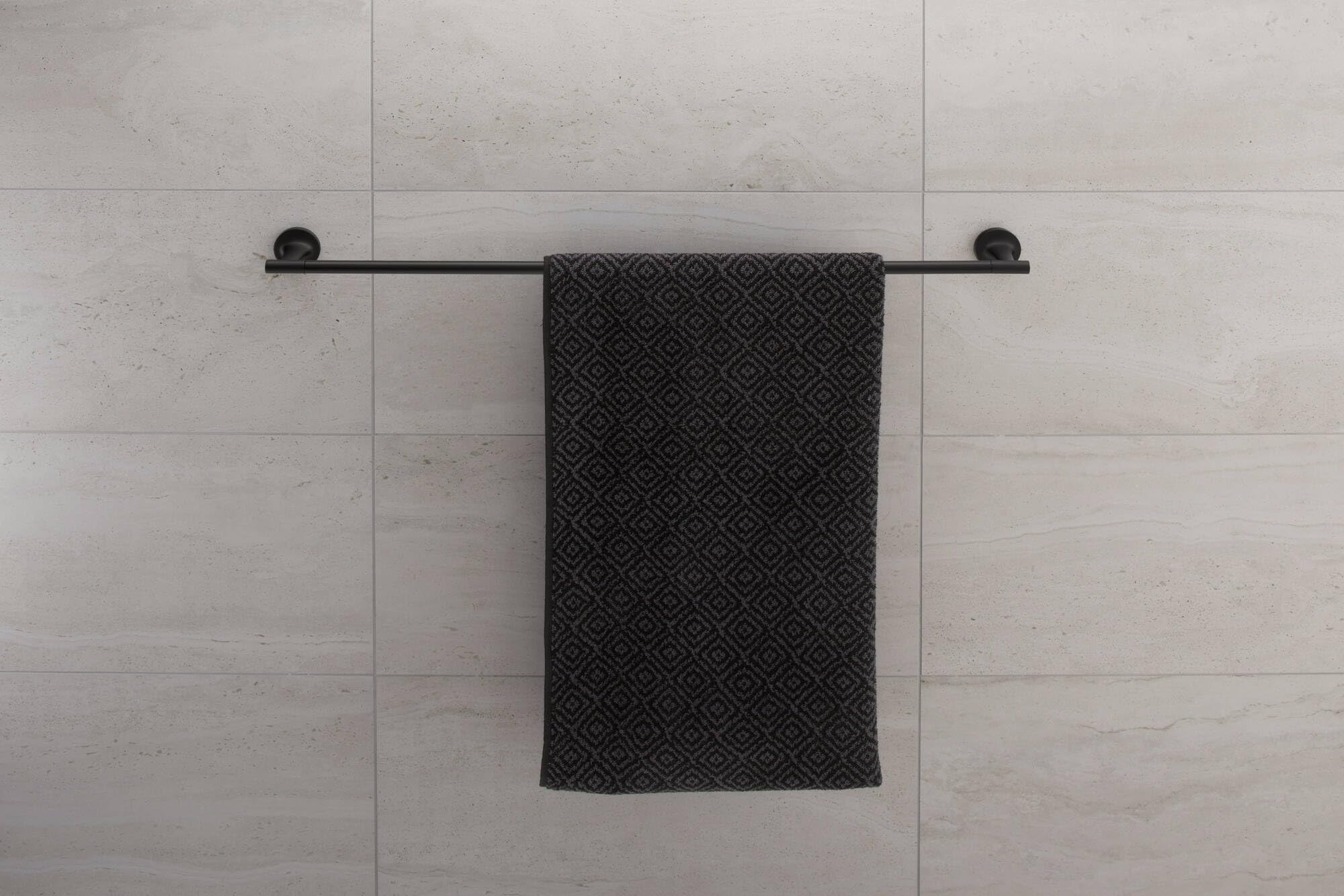 duravit-starck-t-porte-serviettes-mural-81cm-noir-mat-1-bras image 5