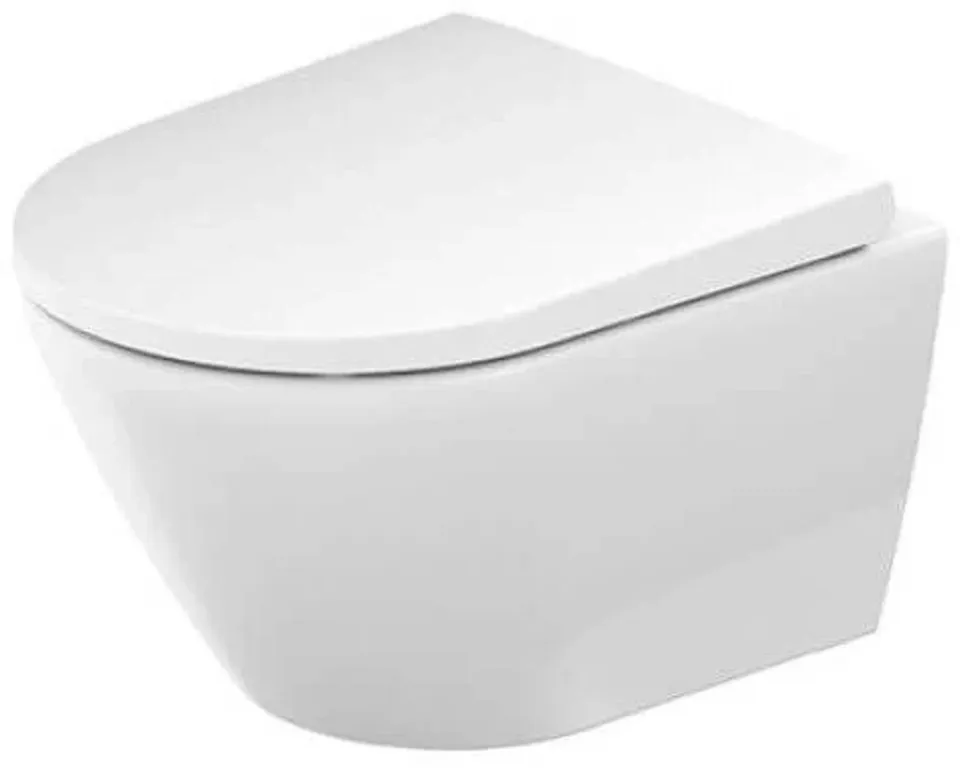 duravit-d-neo-wc-suspendu-compact-blanc-sans-bride-abattant image 1