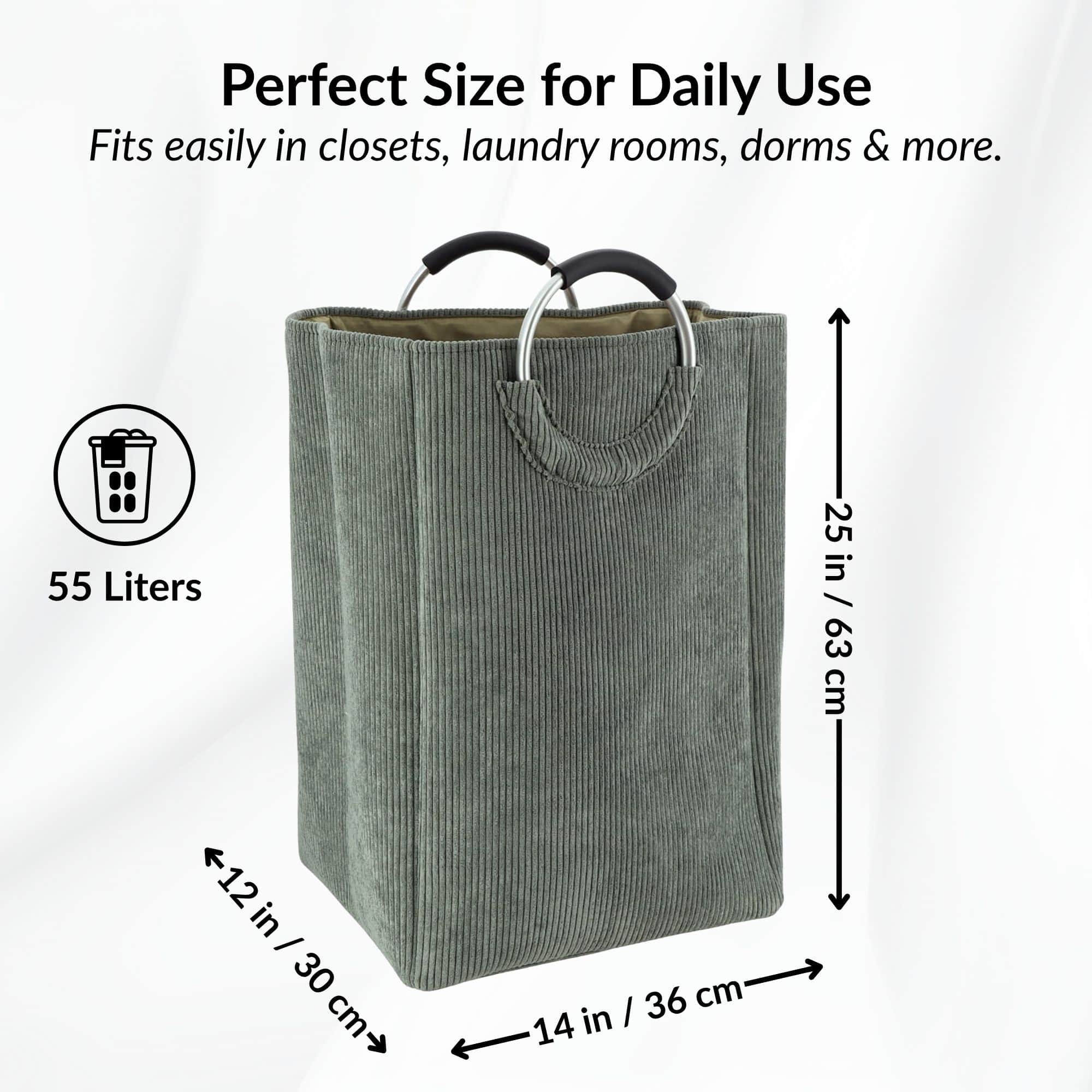 evideco-panier-linge-velours-c-tel-55l-vert-sauge image 7