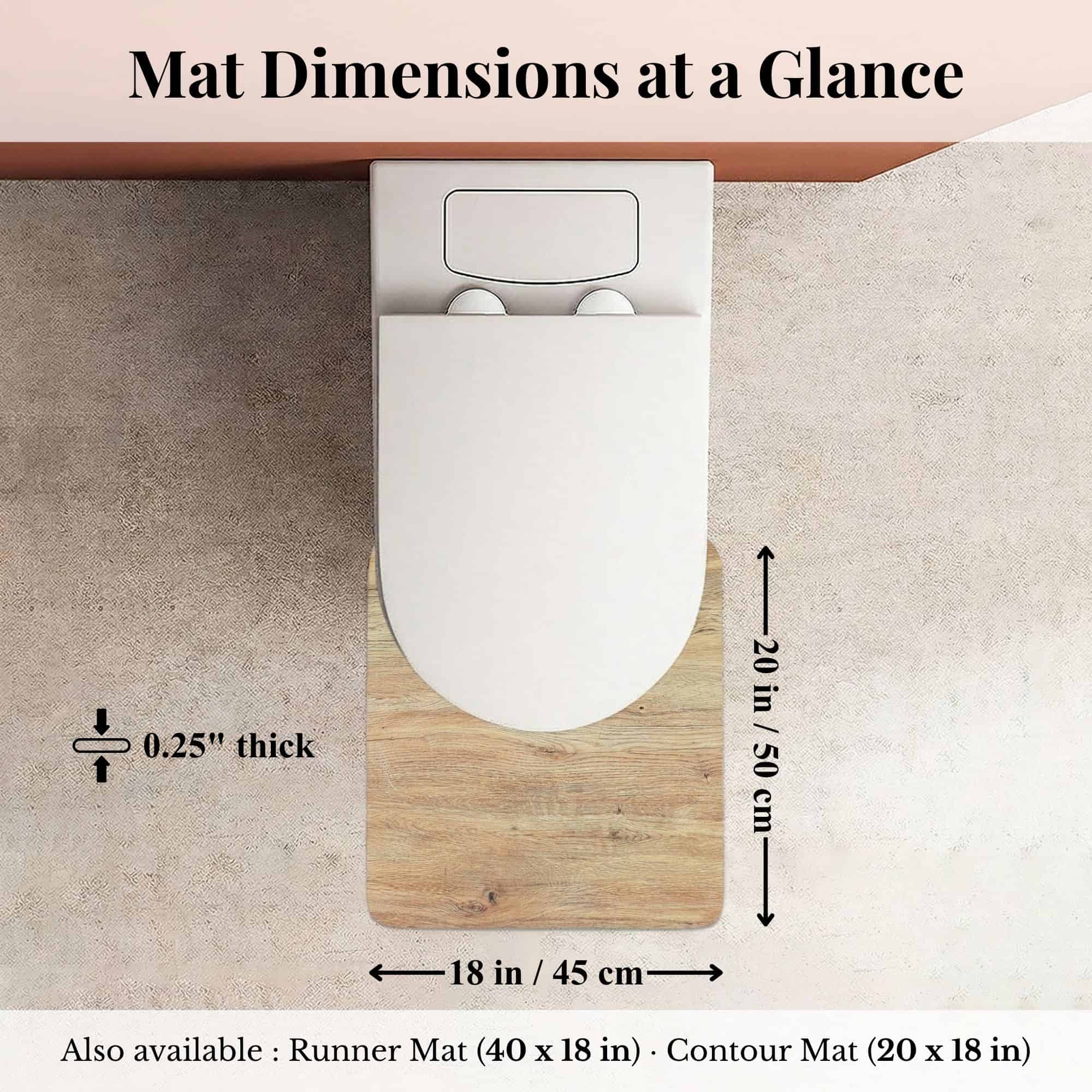 evideco-oak-wood-18x20-tapis-wc-contour-ch-ne-absorbant image 7