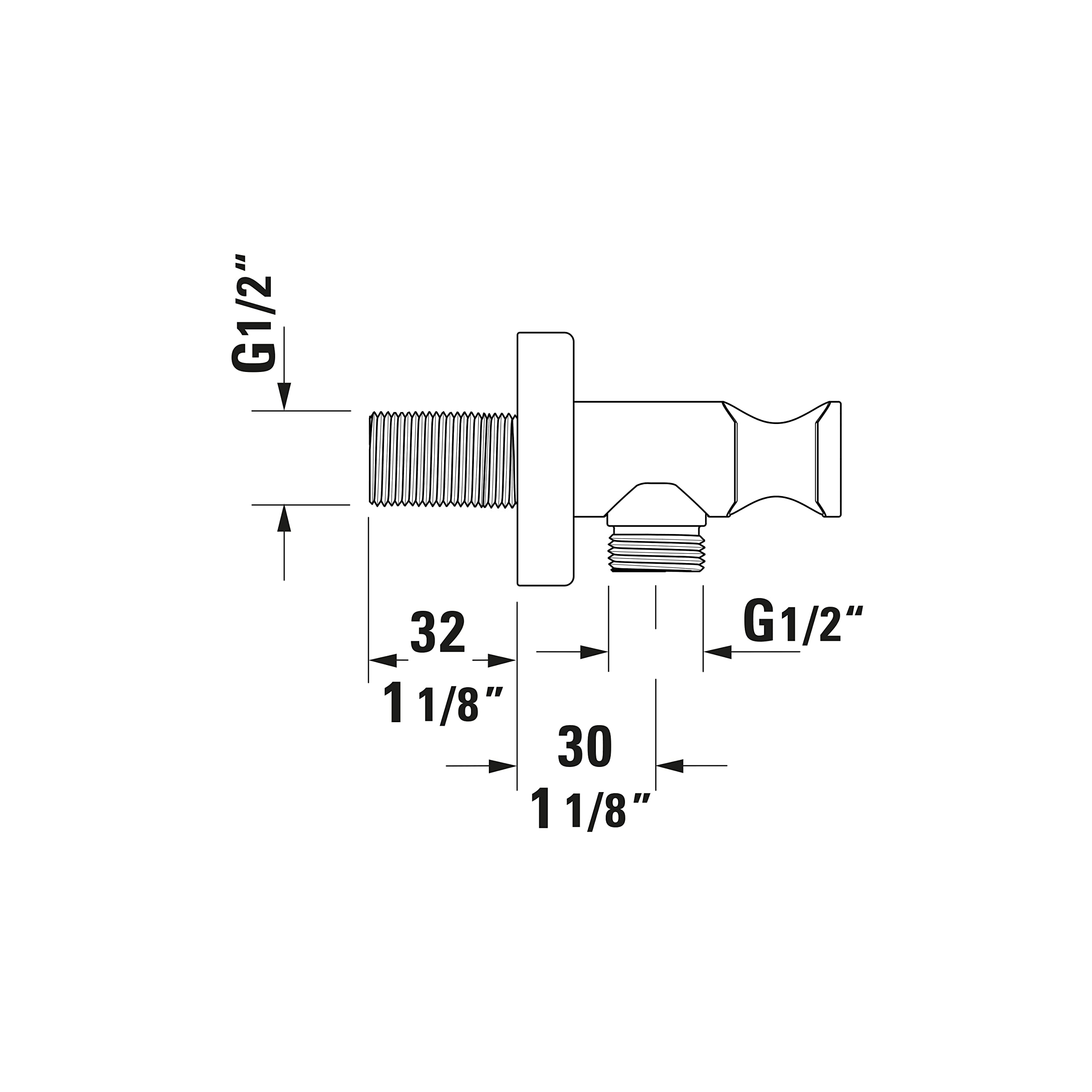 duravit-universal-coude-raccordement-mural-carr-chrom-support image 6